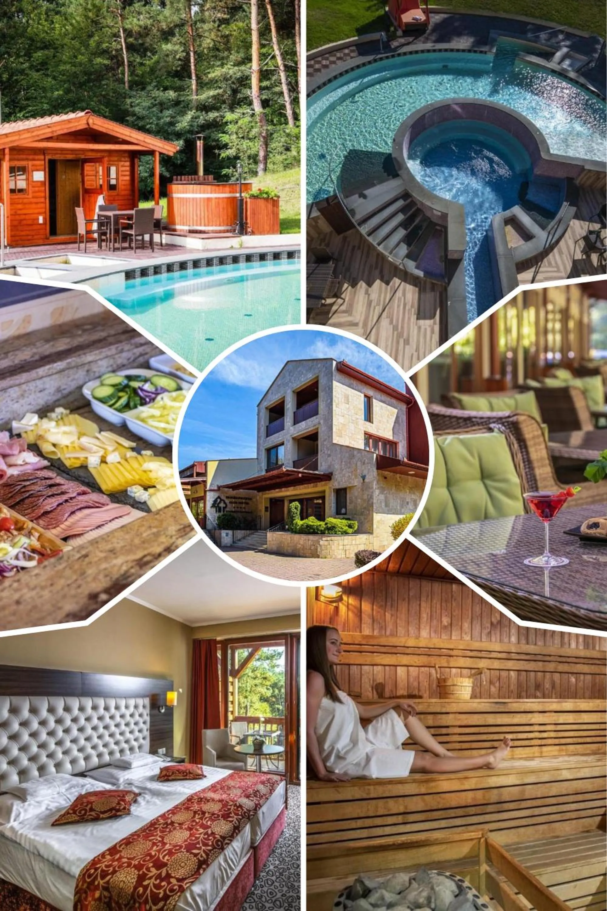 Property building in Erdőspuszta Club Hotel Fenyves