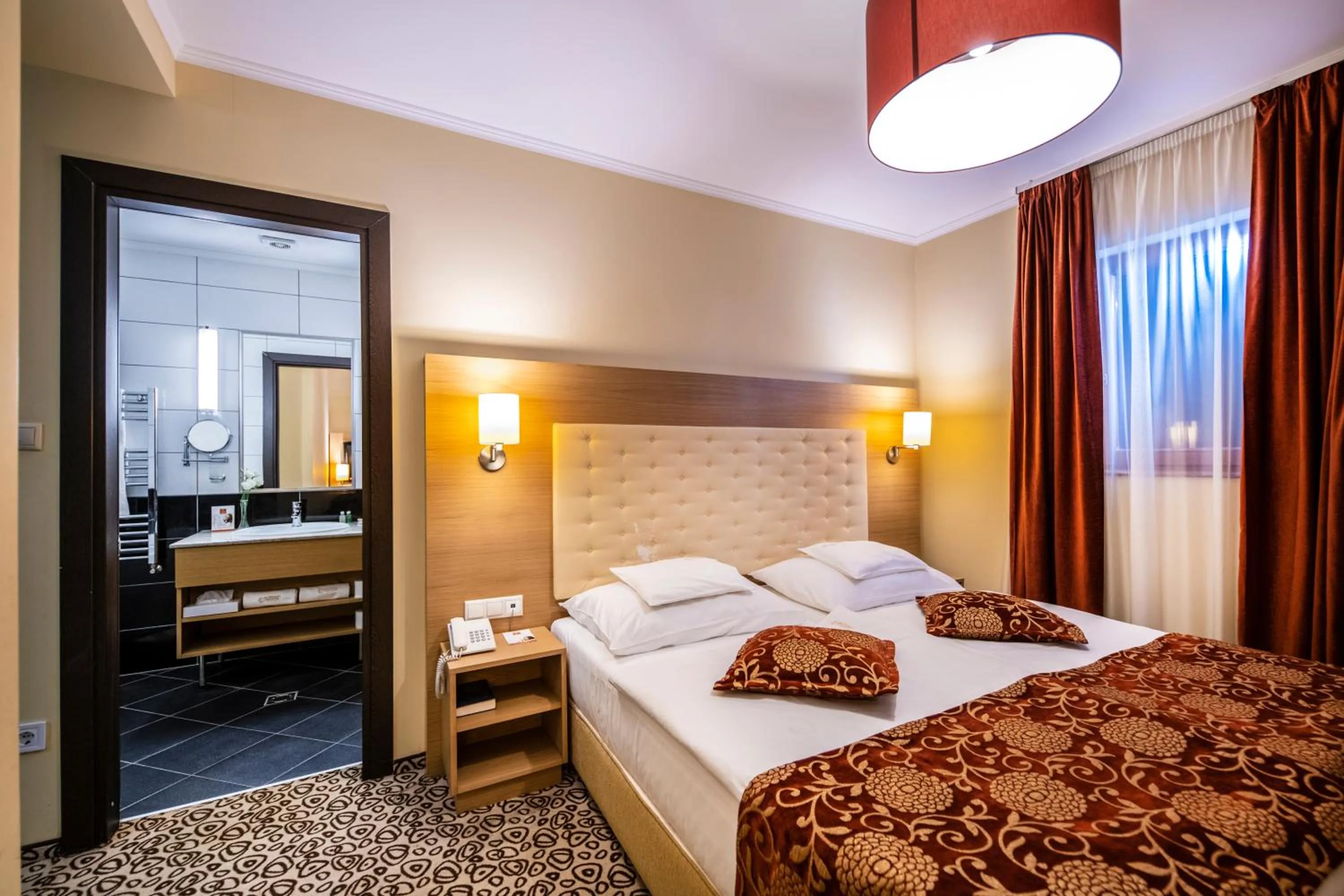 Bed in Erdőspuszta Club Hotel Fenyves