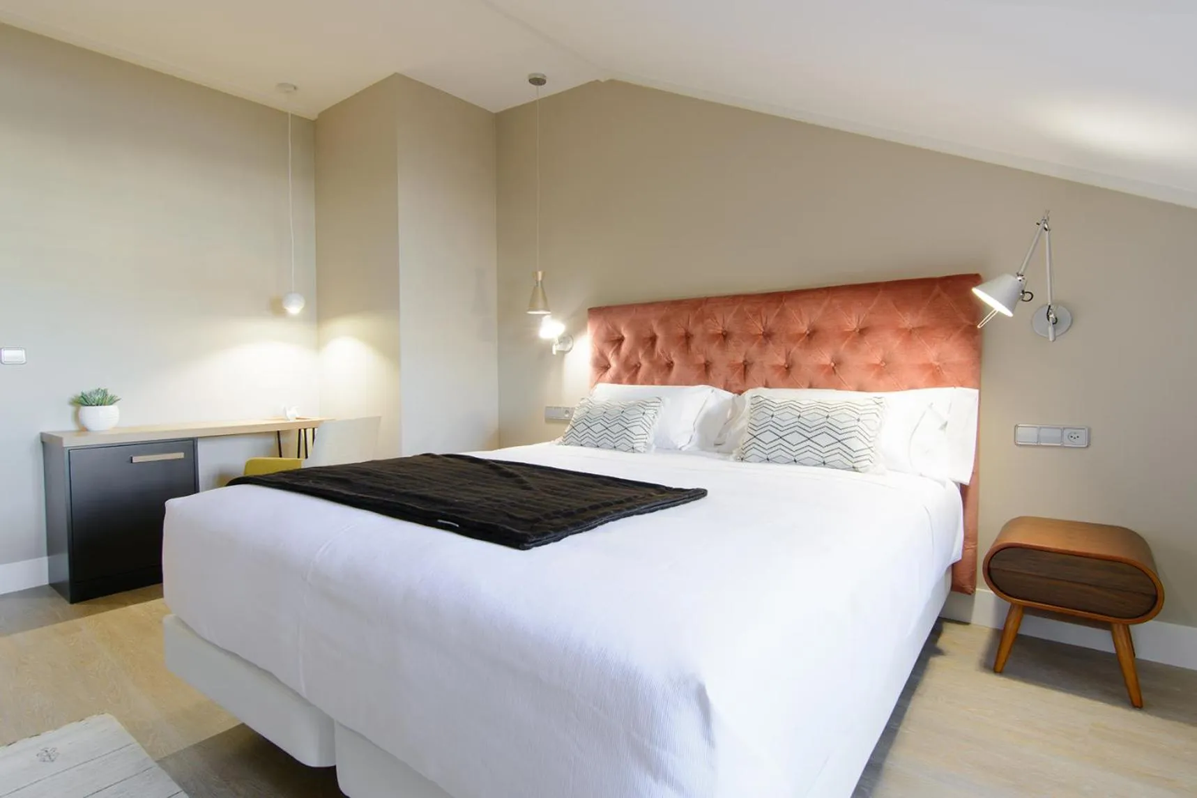 Bed in Pazo de Mendoza