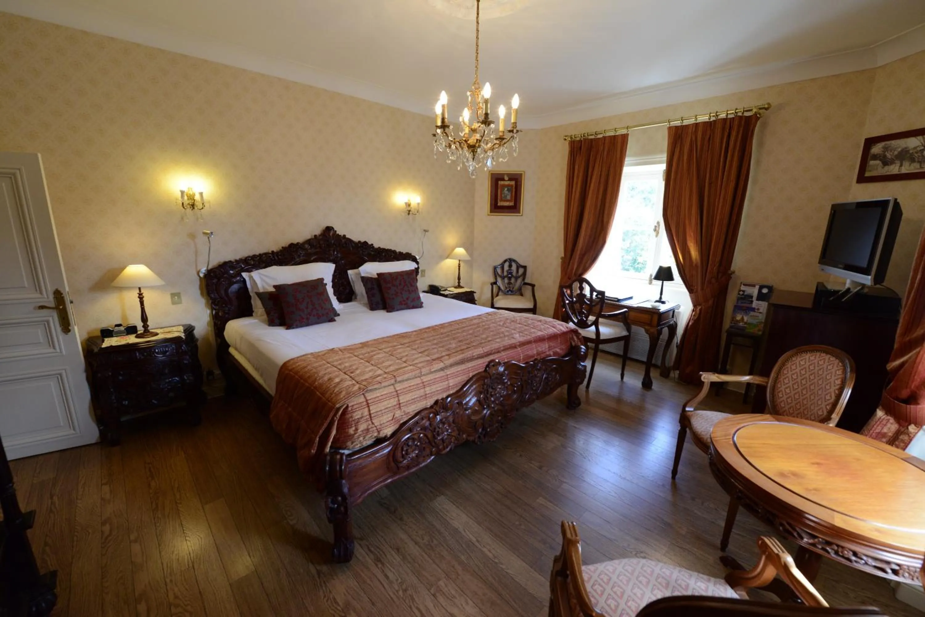 Bed in Chateau Du Boisniard