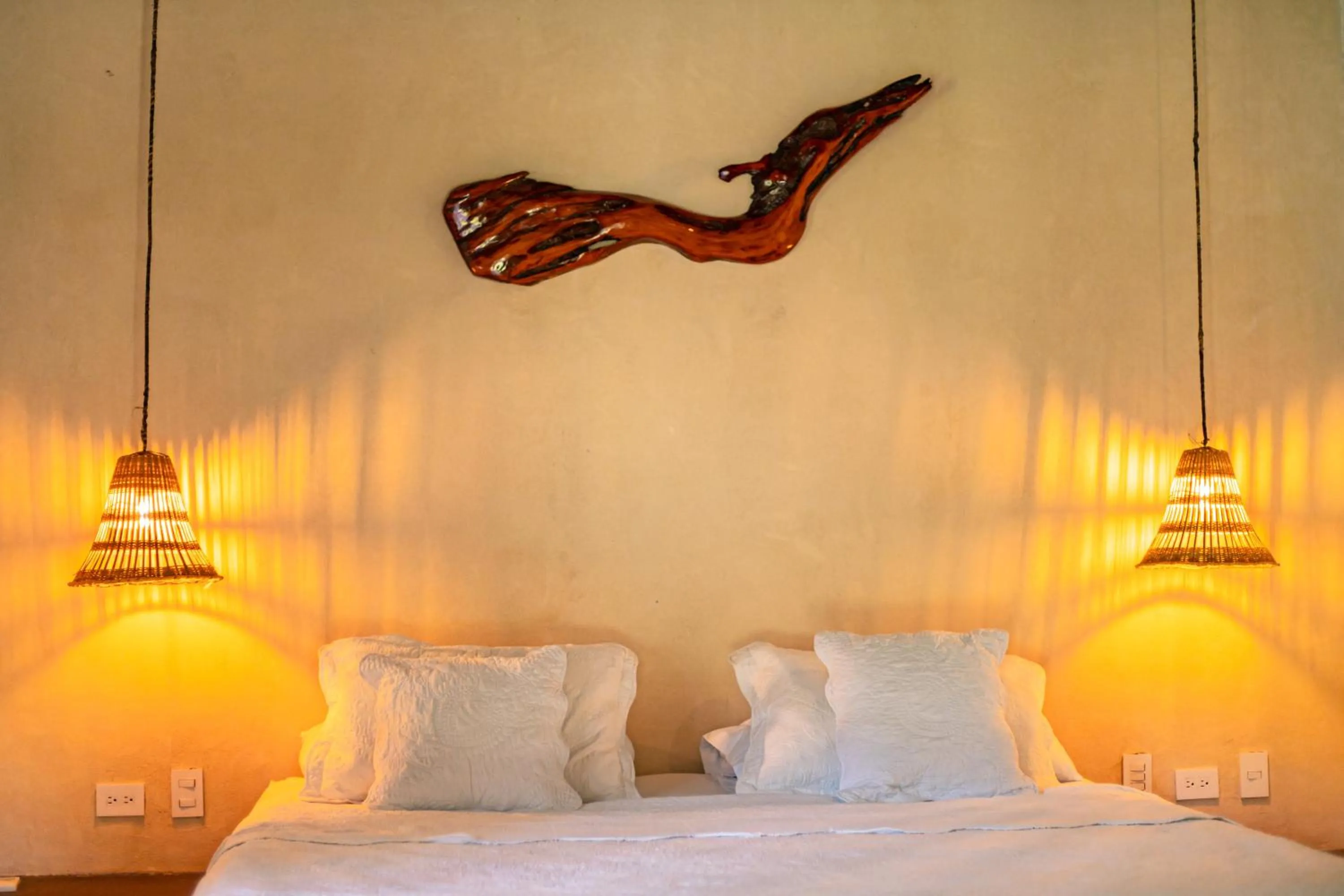 Bed in Portales del Tayrona Garden Hotel