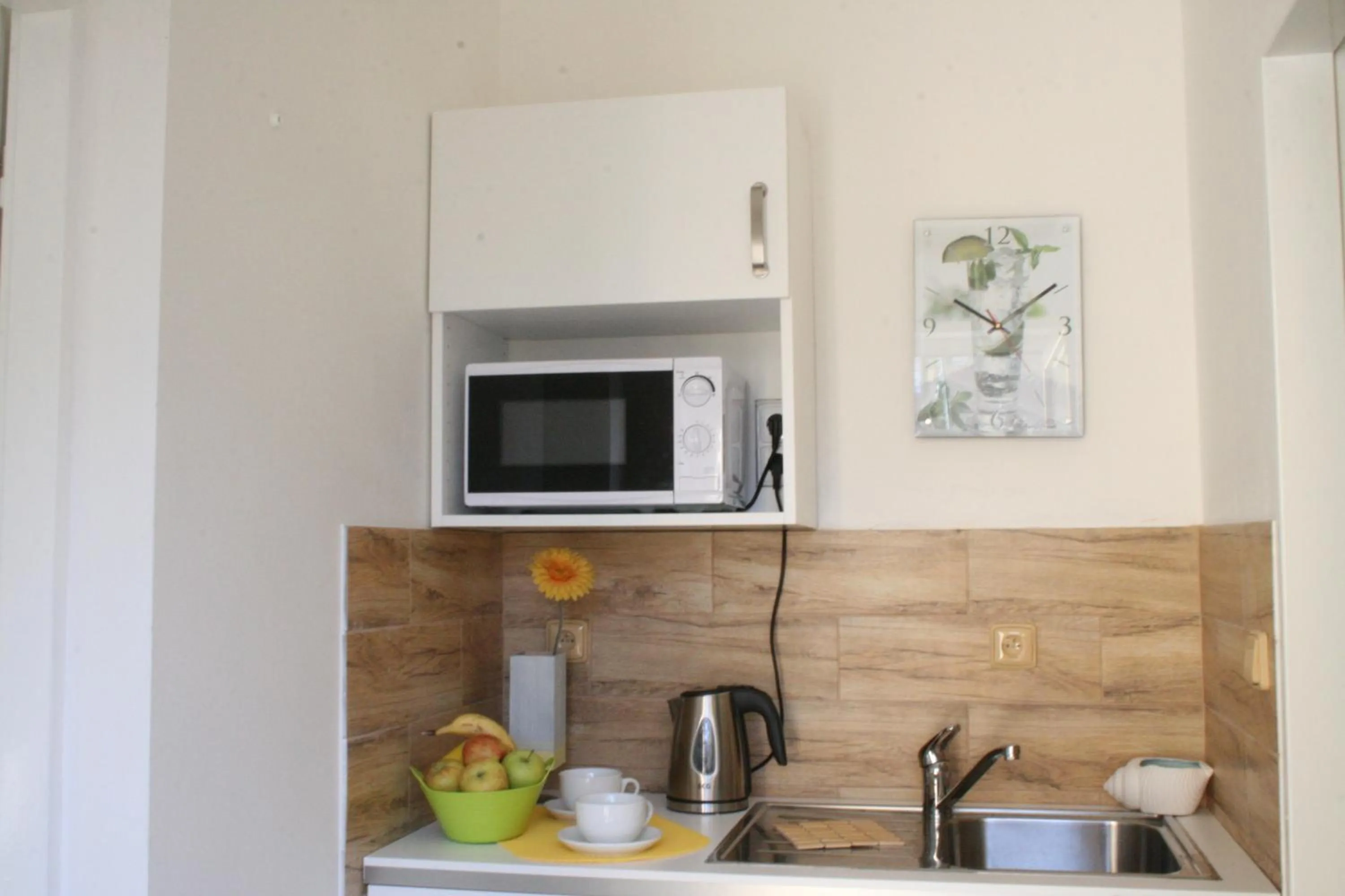 Kitchen or kitchenette in Hotel Na Vodách