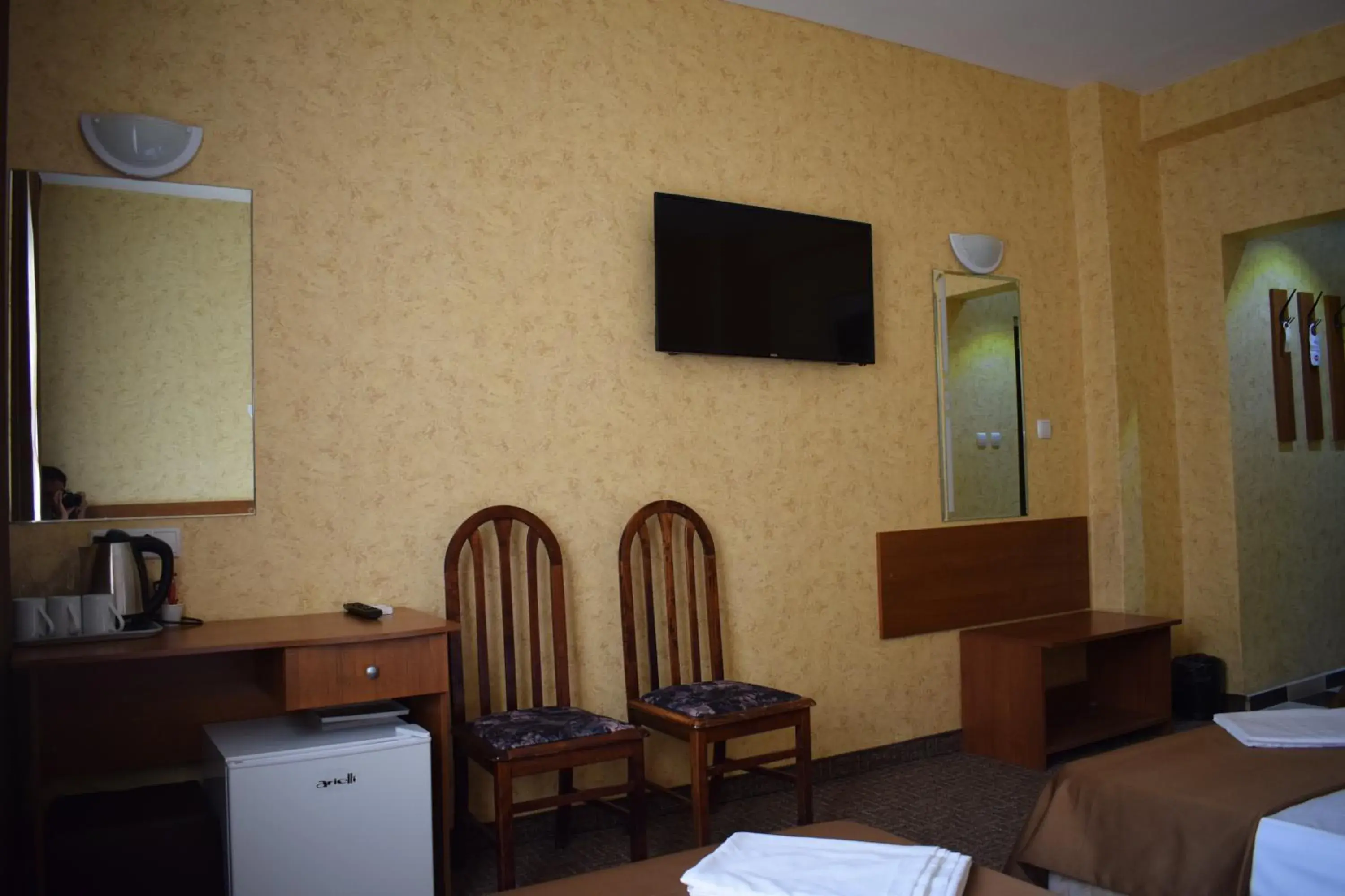 TV and multimedia, Bed in Slavyanska Beseda Hotel TV and multimedia, Bed in Slavyanska Beseda Hotel