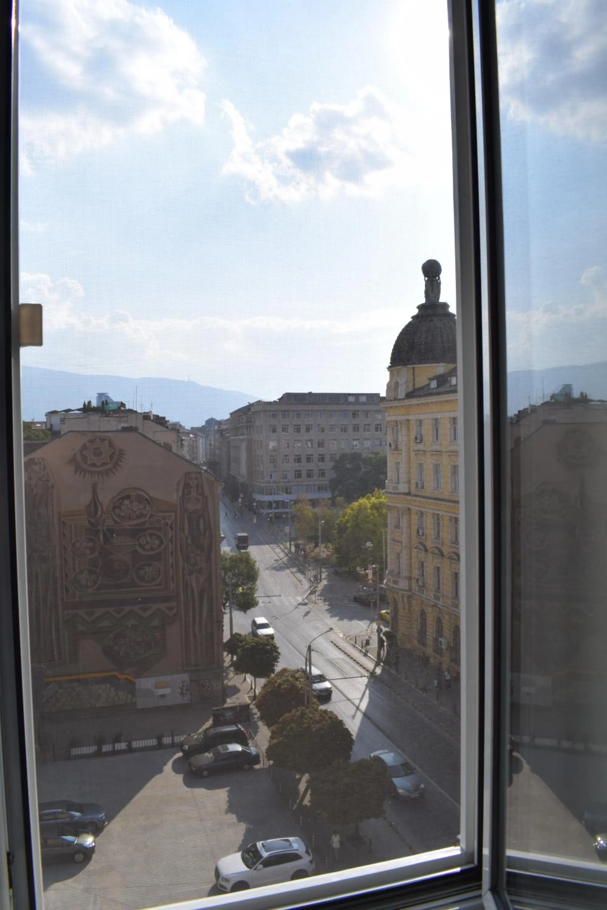 City view in Slavyanska Beseda Hotel