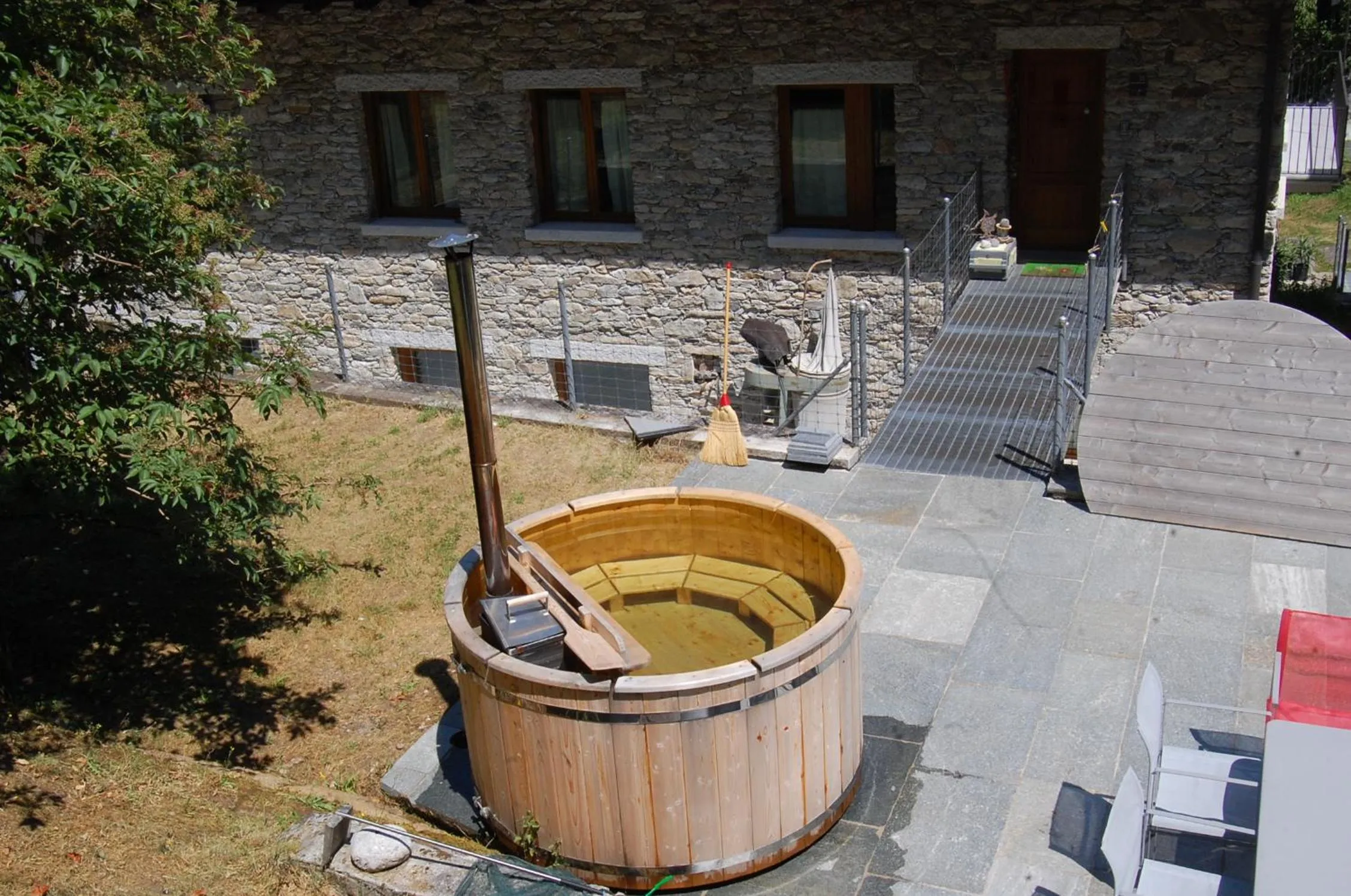 Garden in B&B Al Mulino