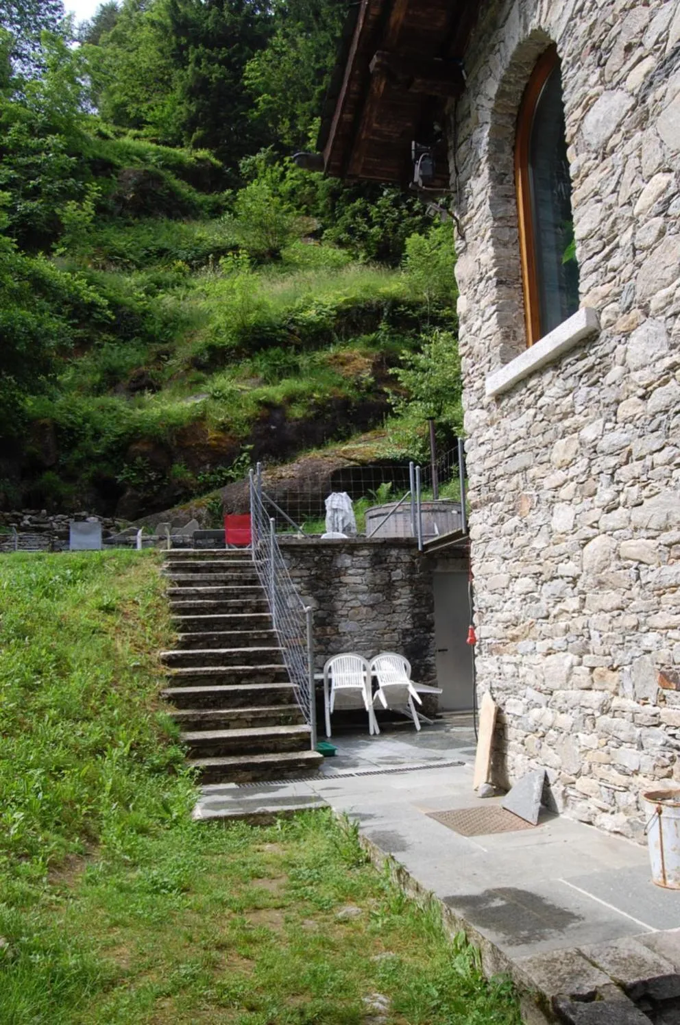 Garden in B&B Al Mulino