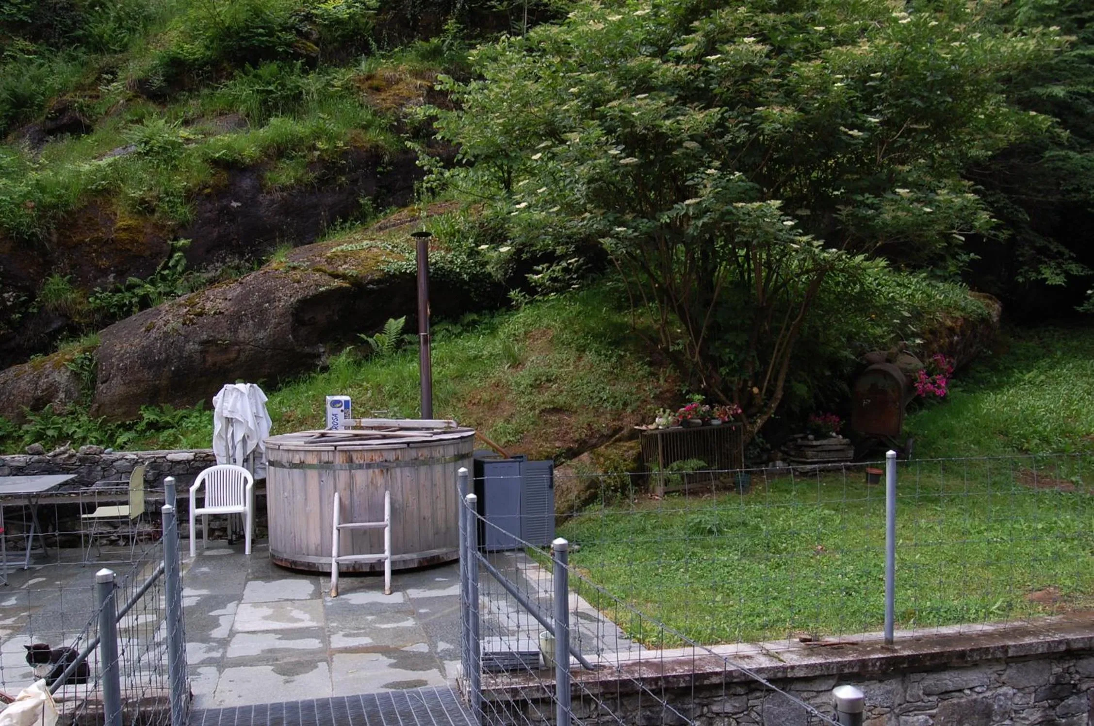 Garden in B&B Al Mulino