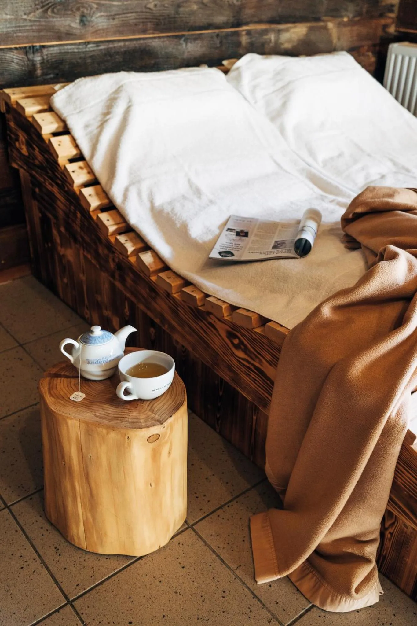 Sauna, Bed in Slow Travel Resort Kirchleitn - OBERKIRCHLEITN