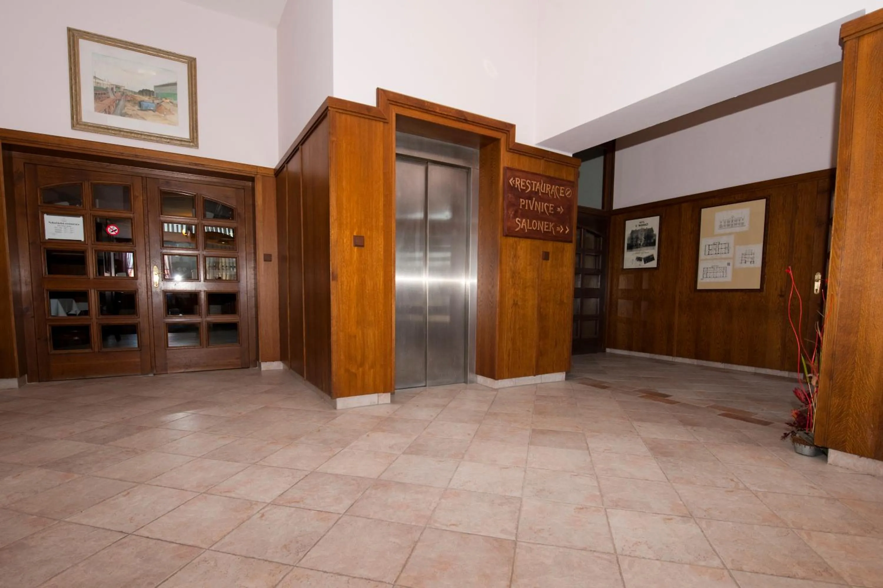 Lobby or reception in Hotel Hajčman