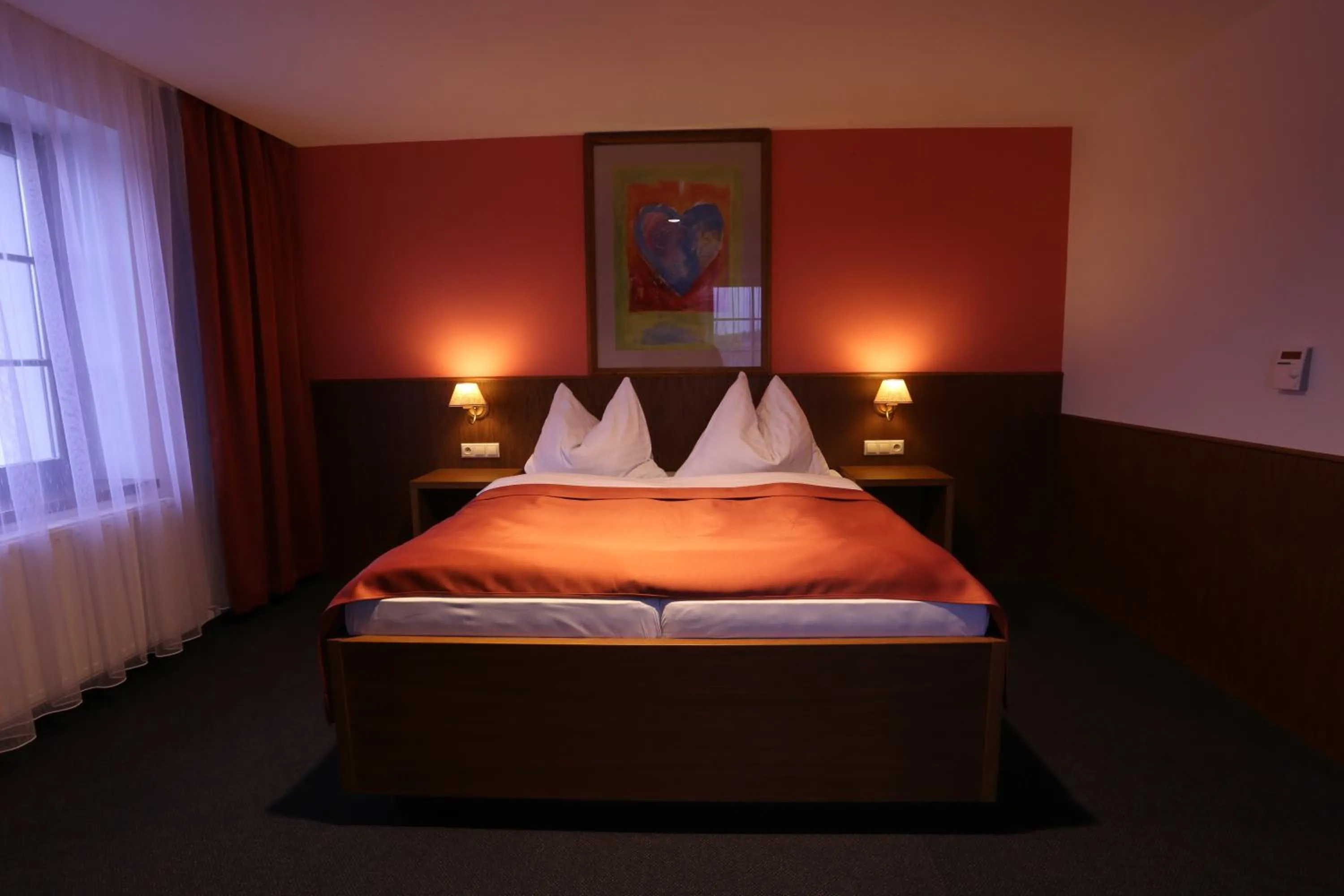 Decorative detail, Bed in Hotel Hajčman
