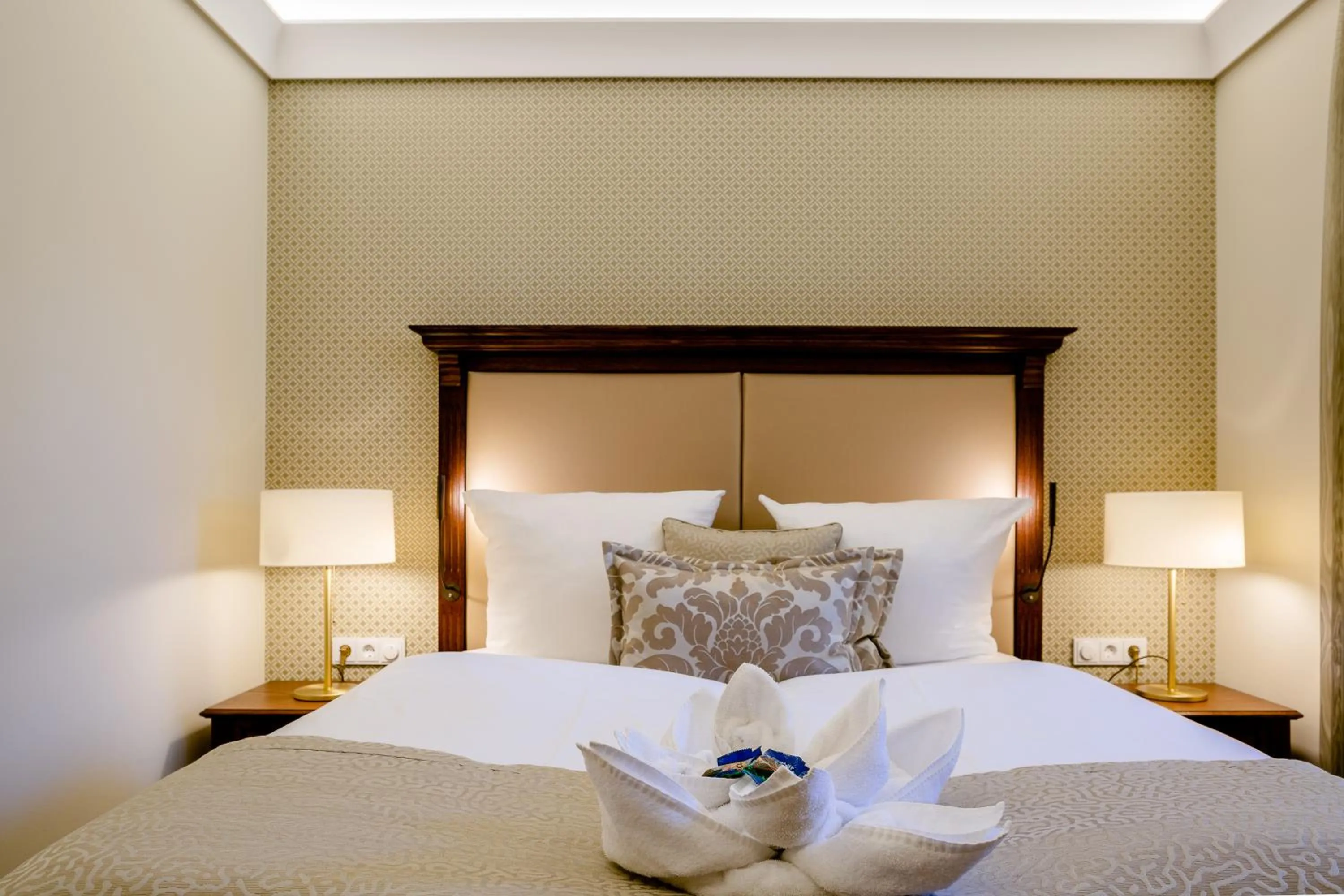 Bed in Hotel Villa Altenburg