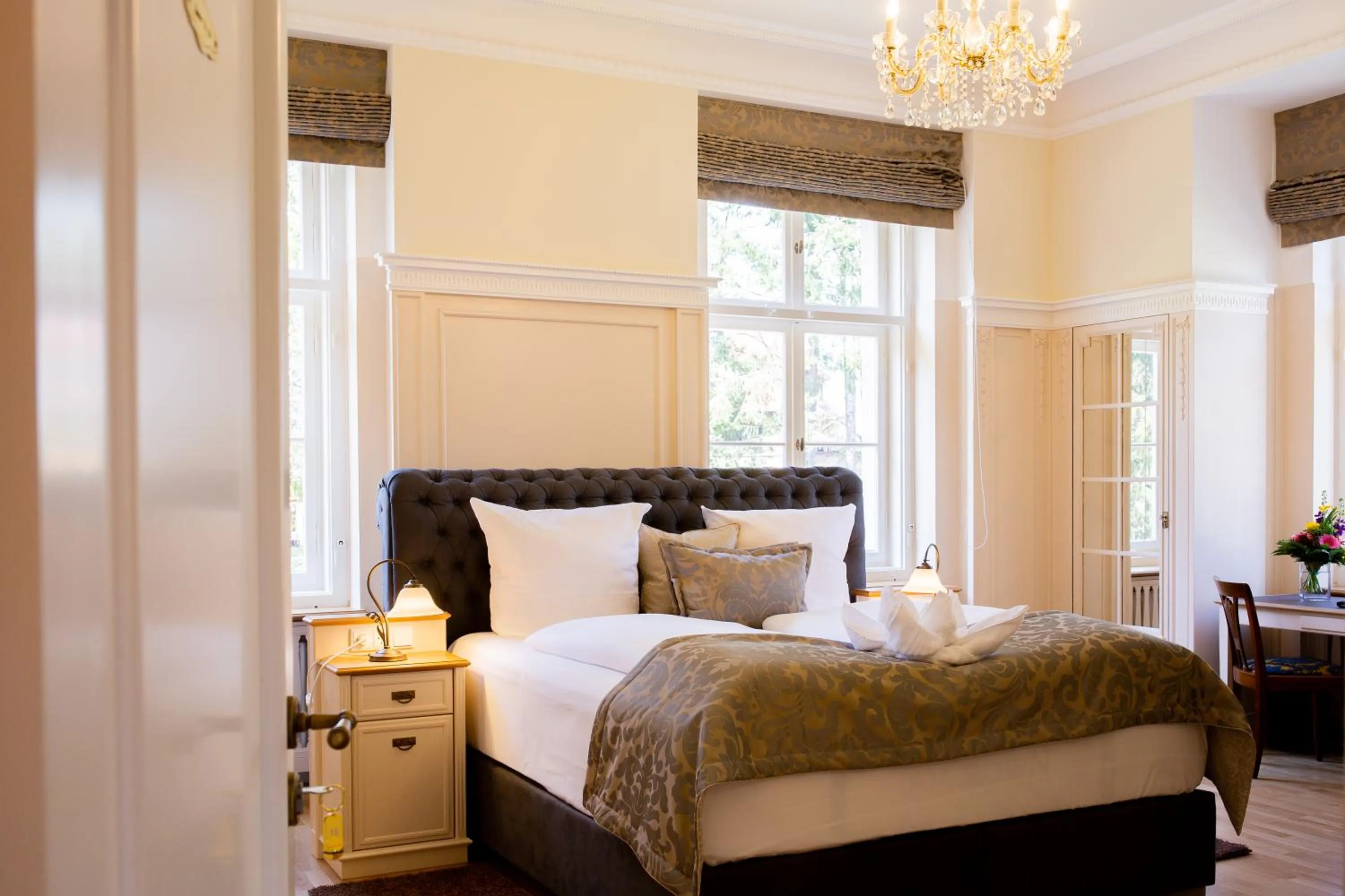 Bed in Hotel Villa Altenburg