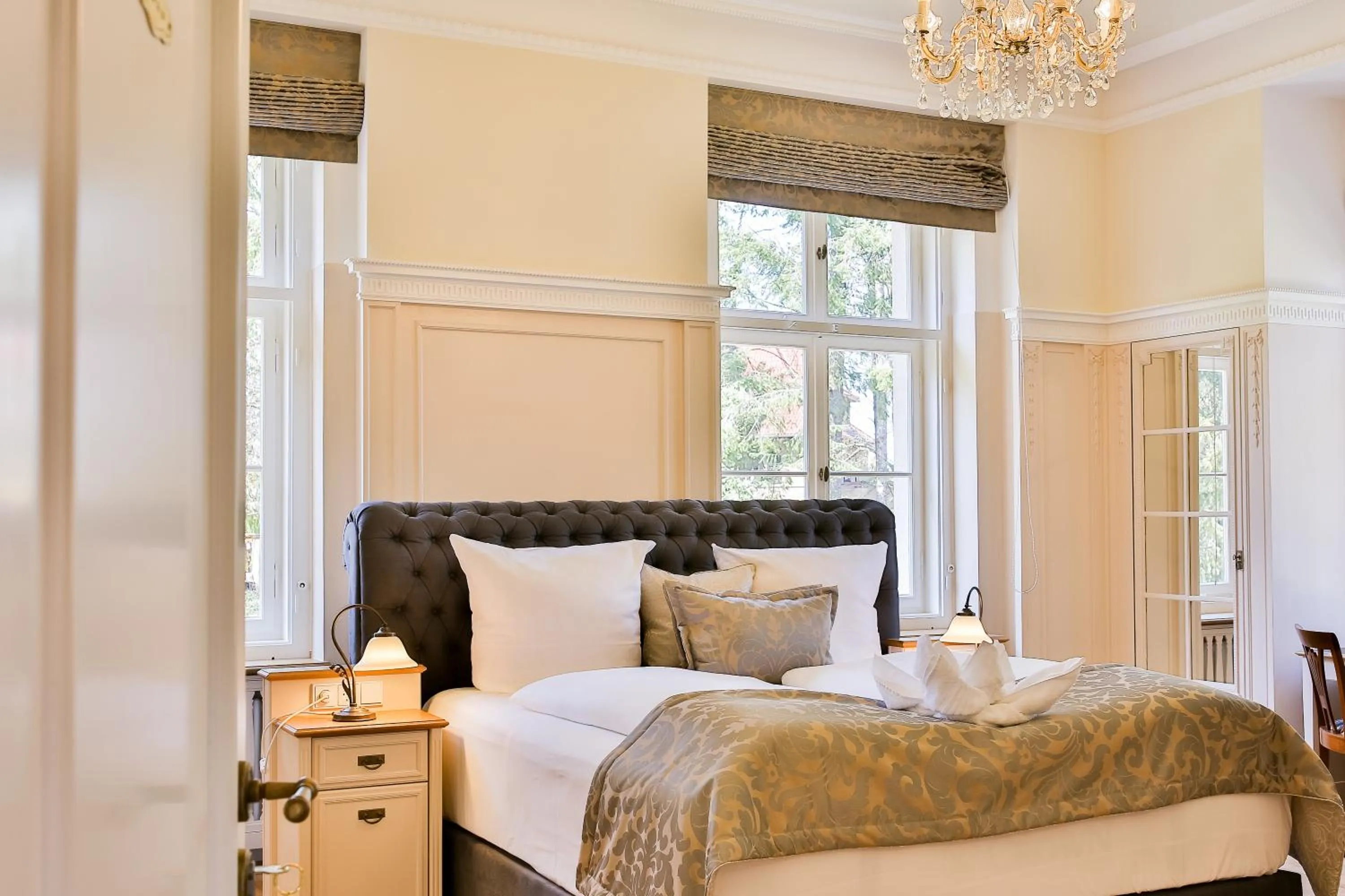 Bed in Hotel Villa Altenburg