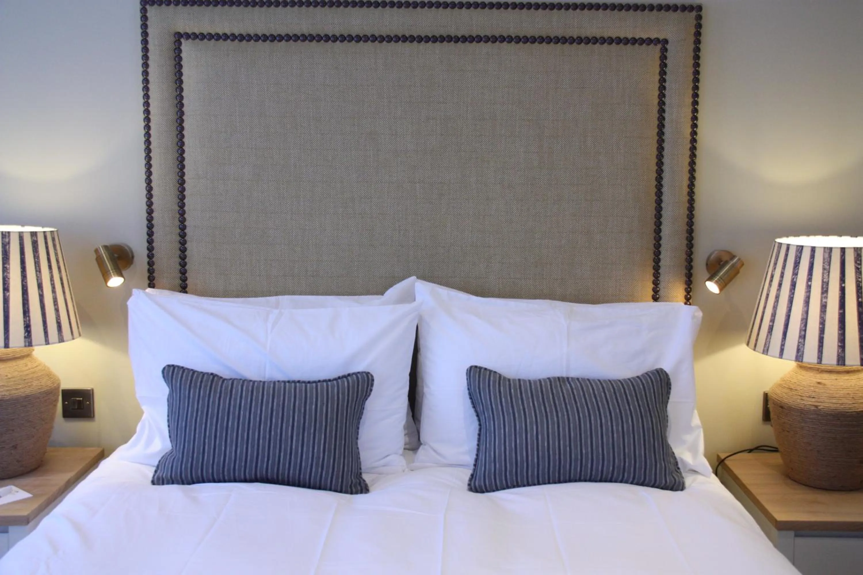 Bed in The Bell Hotel, Saxmundham