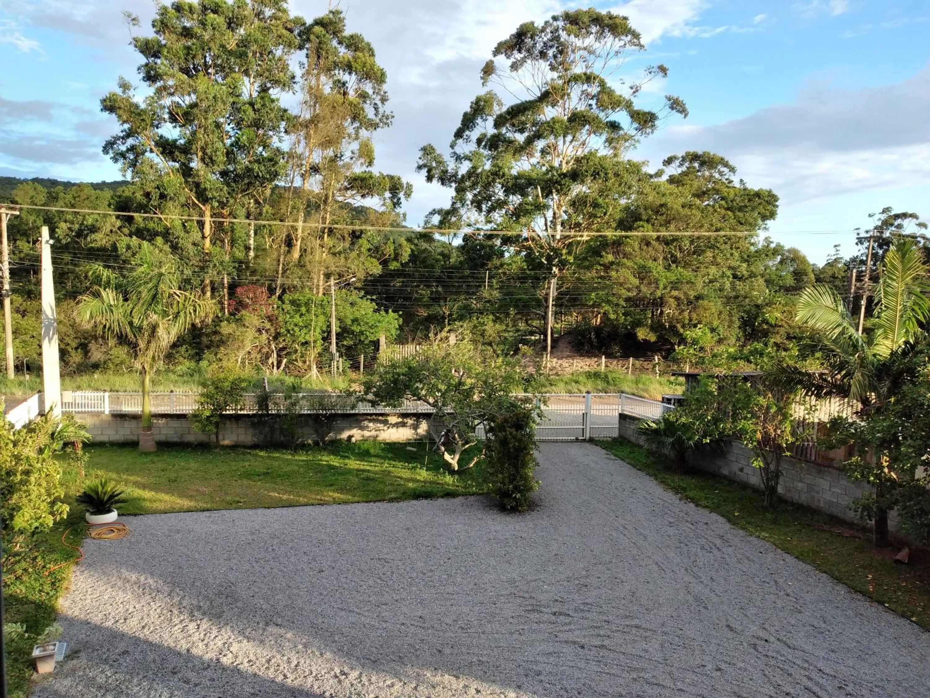 Garden view in Residencial Pérola - Localizado entre a Pinheira e a Guarda do Embaú