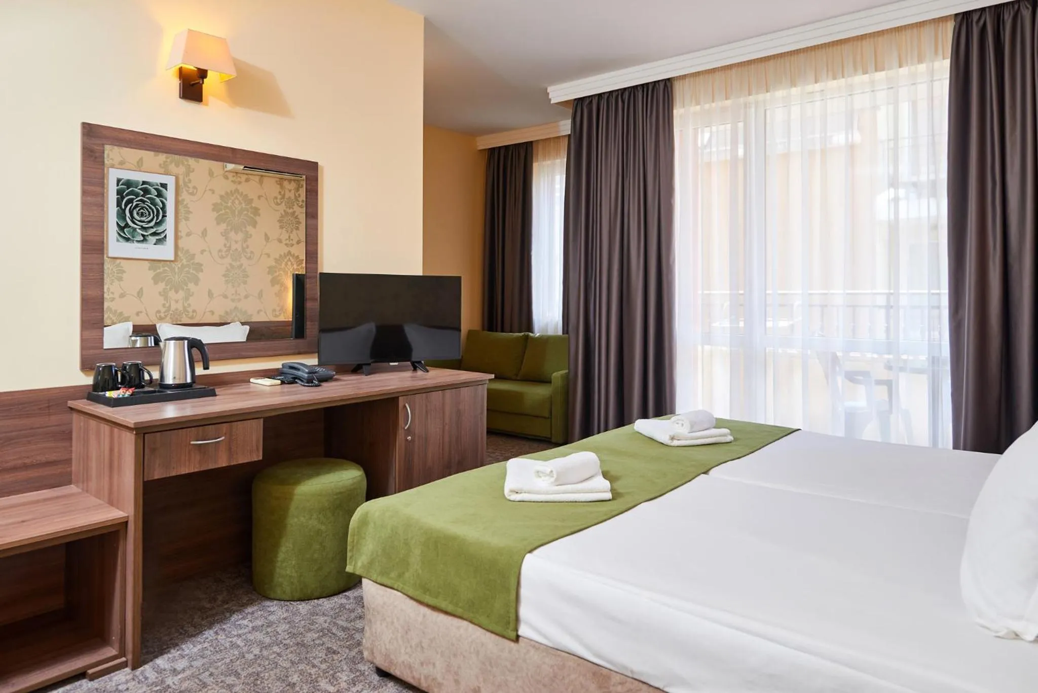 Property building, Bed in Sunny Beach Hotel Forum - All Inclusive