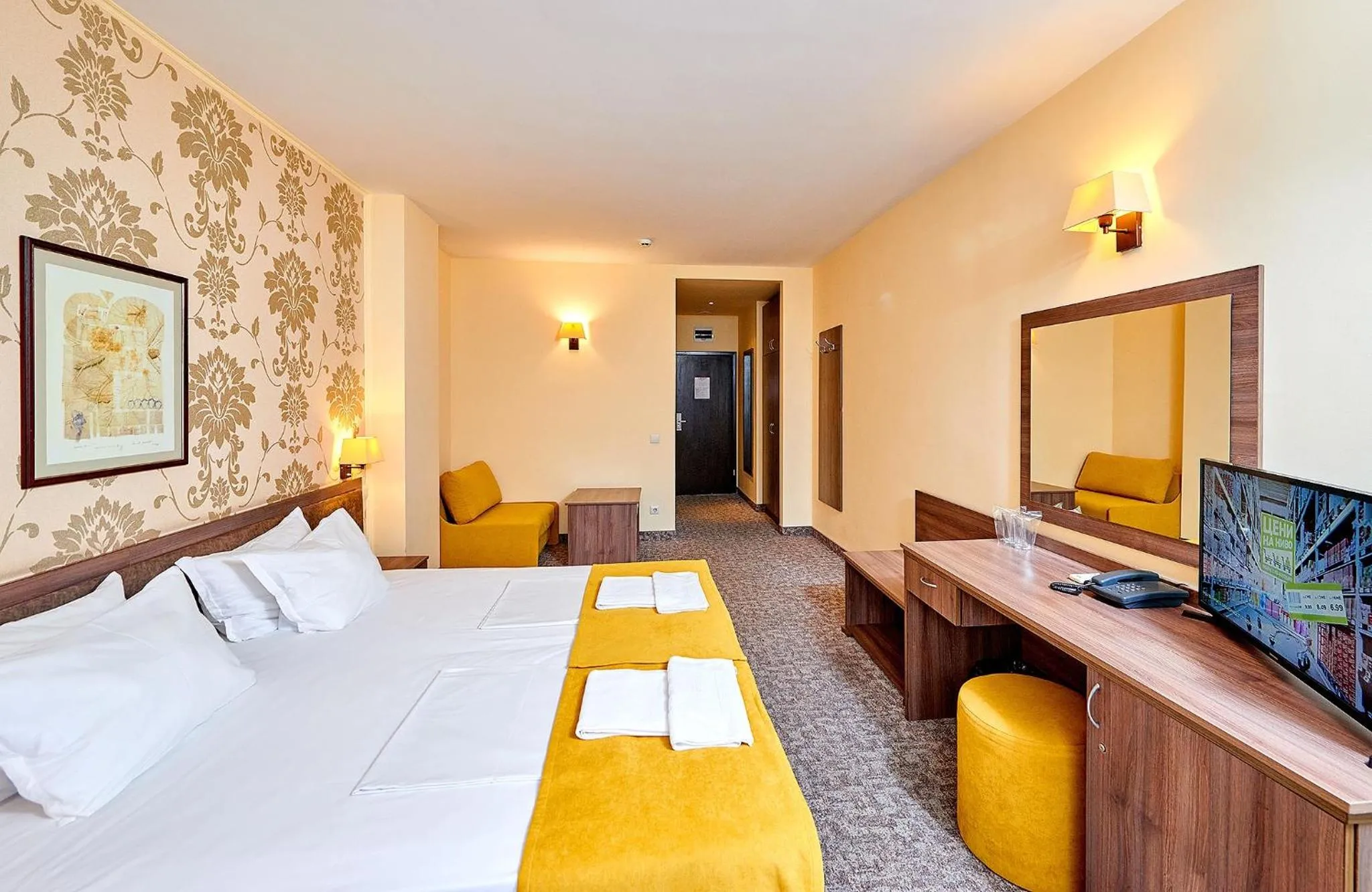 Bedroom, Bed in Sunny Beach Hotel Forum - All Inclusive