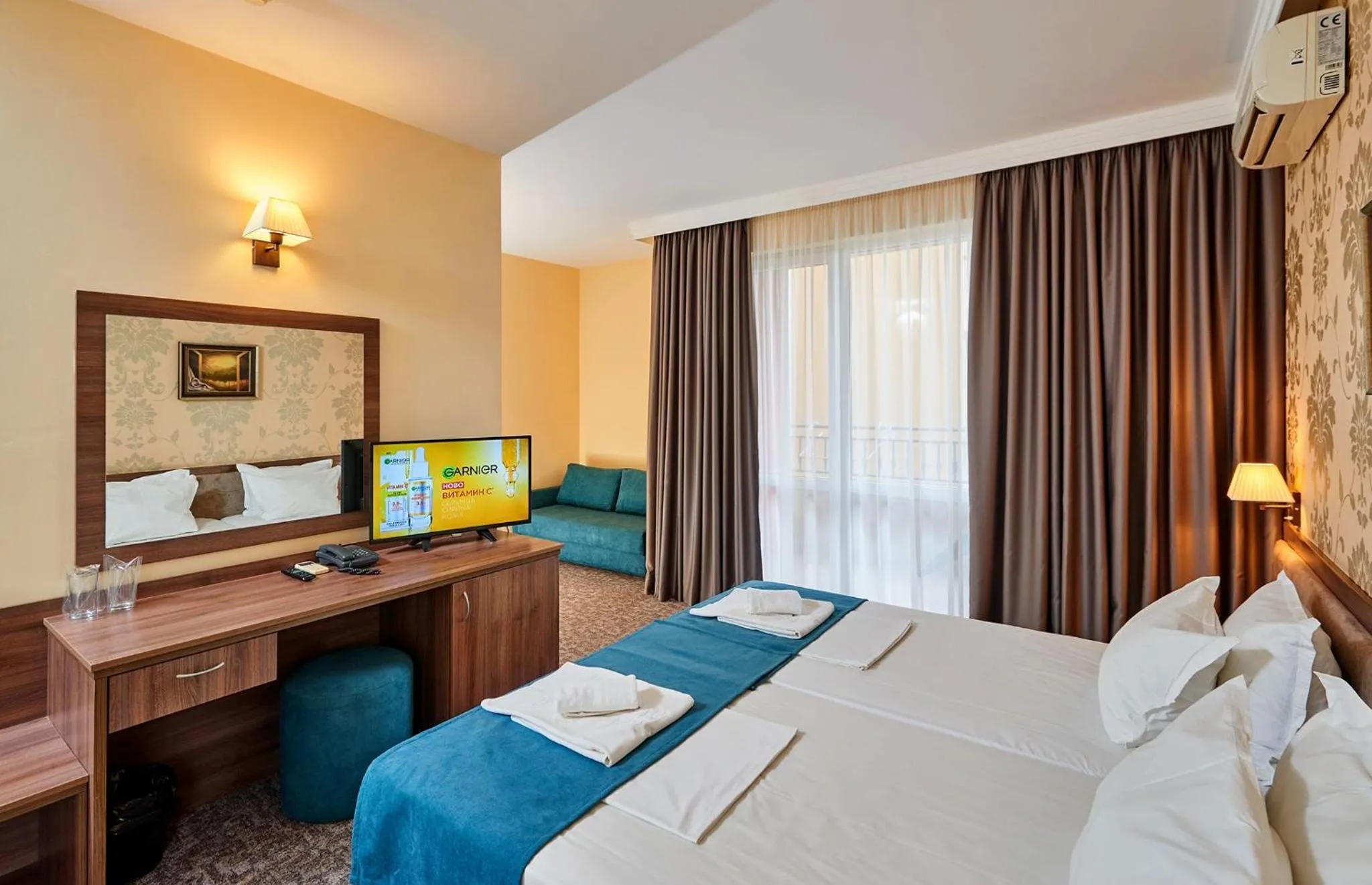 Bed in Sunny Beach Hotel Forum - All Inclusive