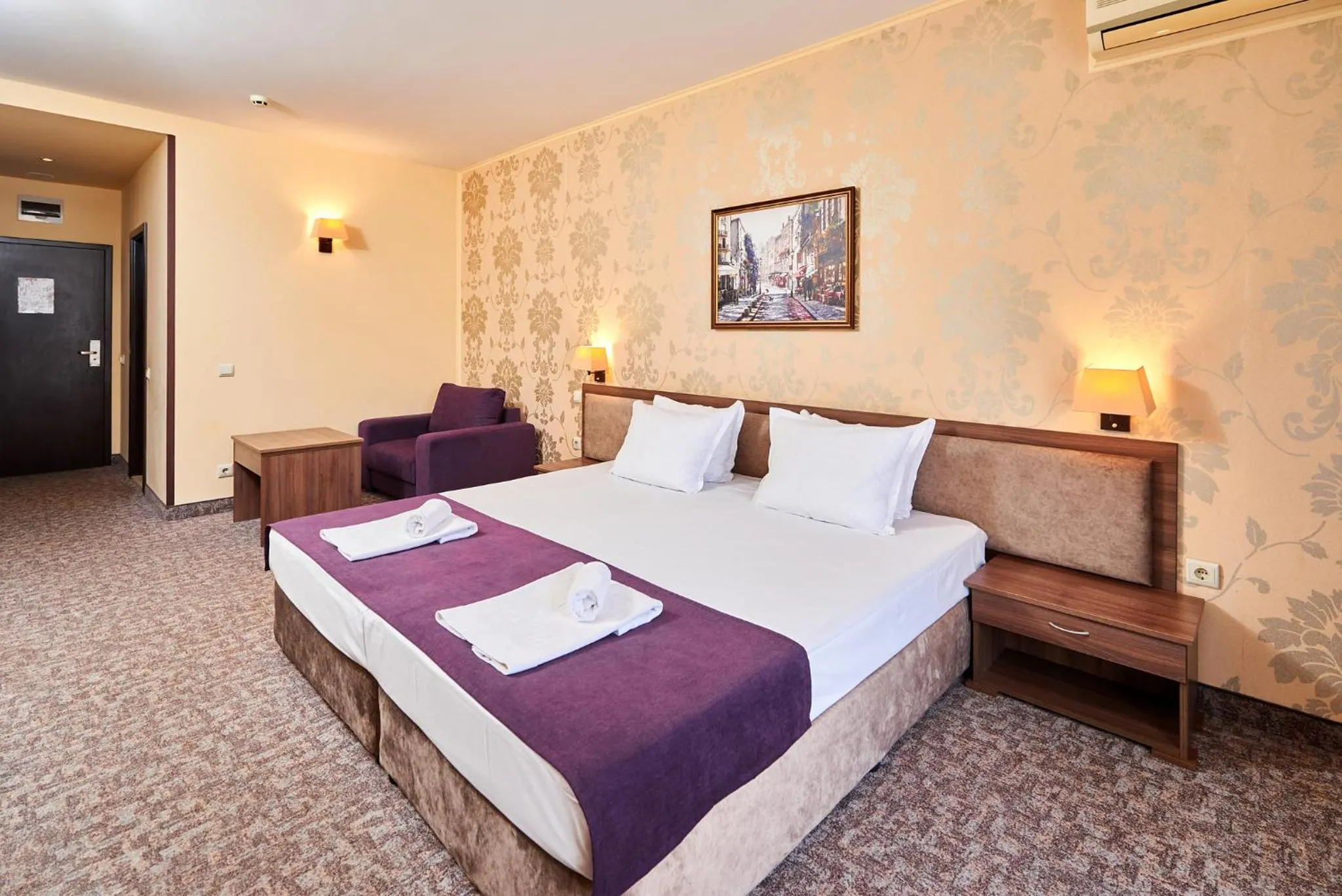 Property building, Bed in Sunny Beach Hotel Forum - All Inclusive