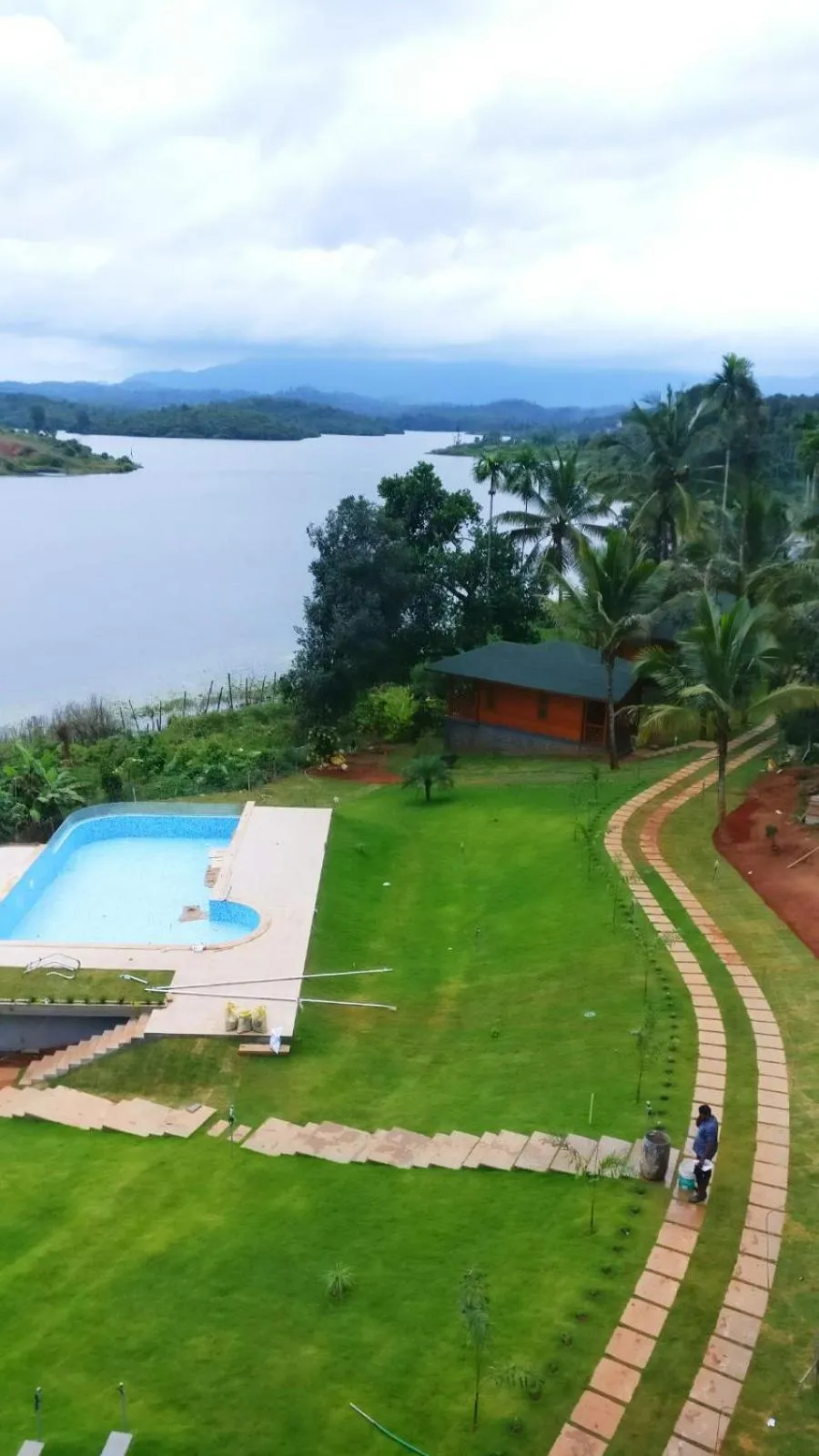 Lake view in LakeRose Wayanad Resort
