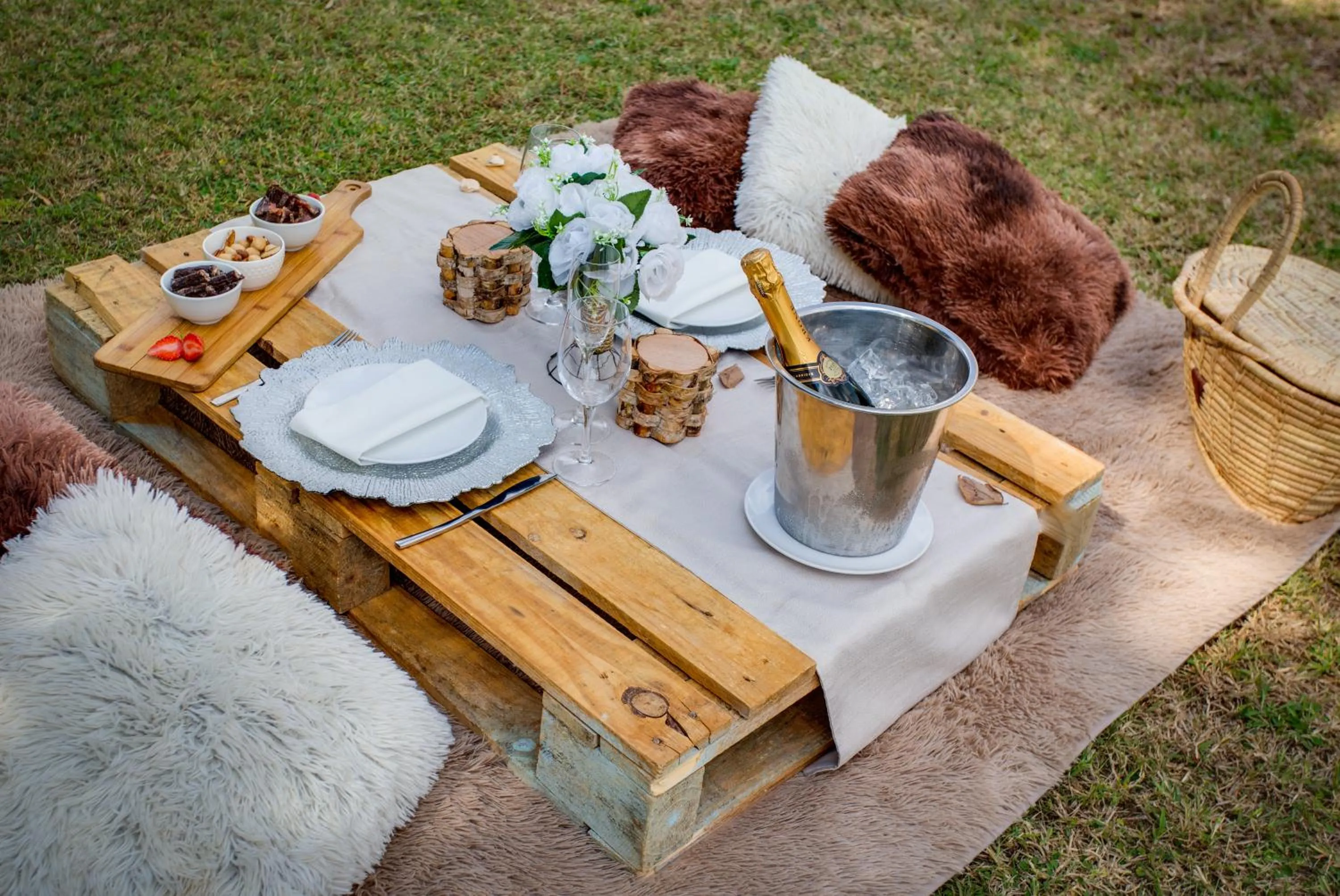 On site in 26° South Bush Boho Hotel