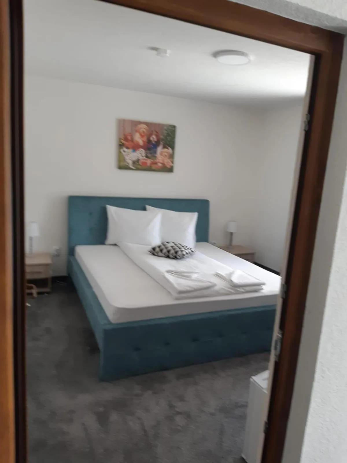 Bed in Pensiunea La Gagea