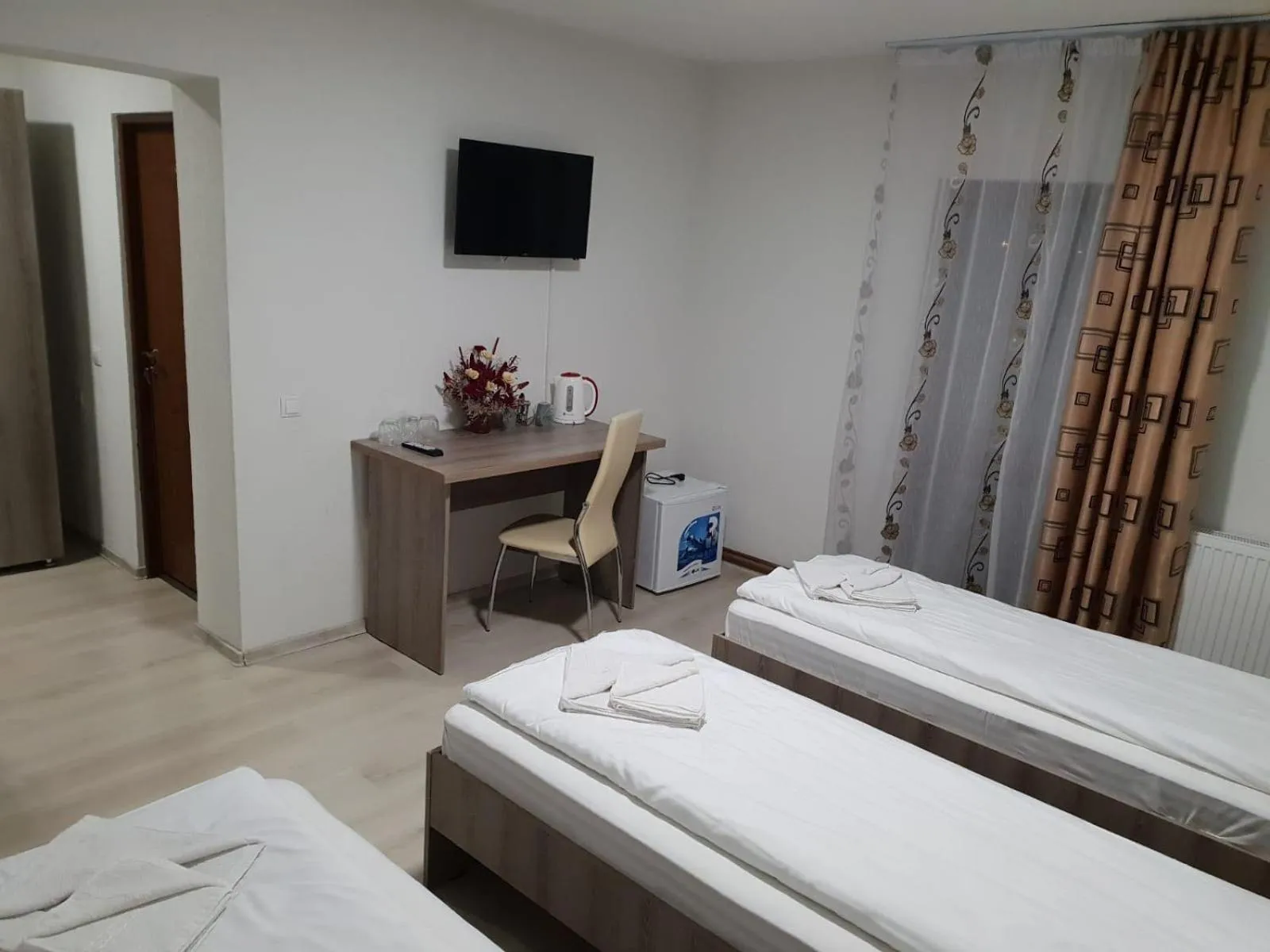 Bed in Pensiunea La Gagea