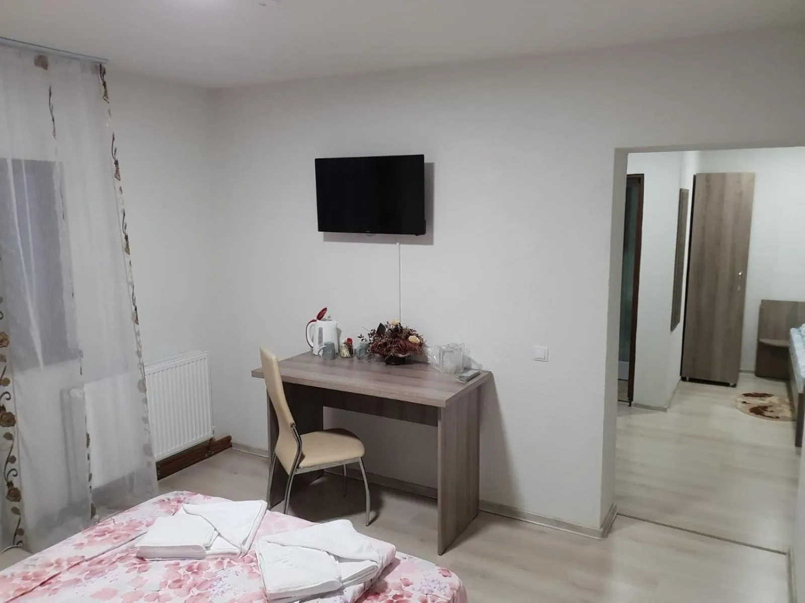 Bed in Pensiunea La Gagea