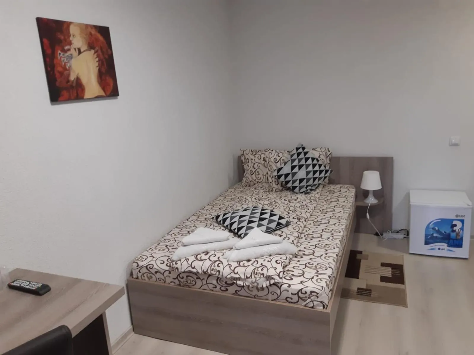 Bed in Pensiunea La Gagea