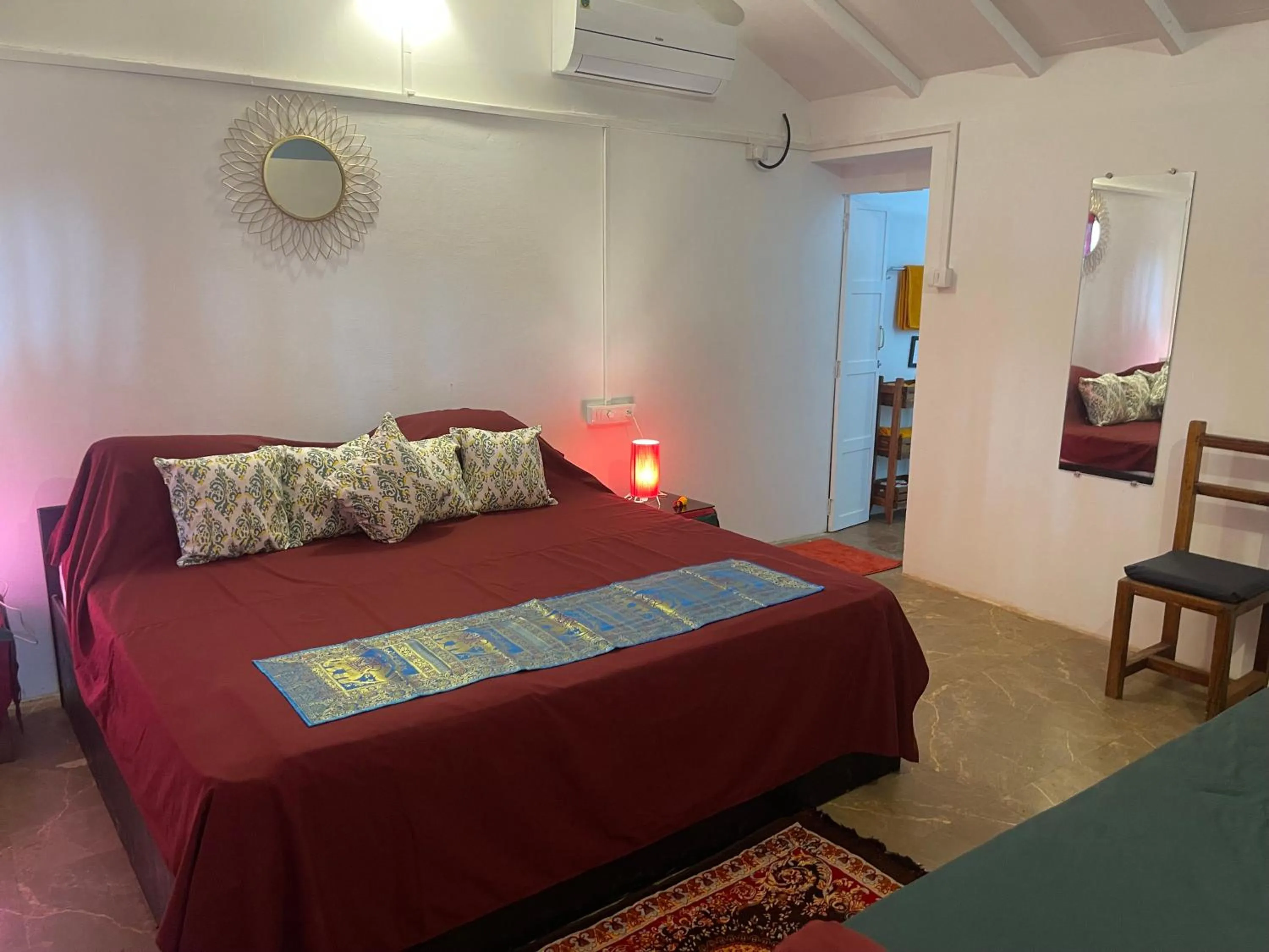 Bed in Art Resort Goa