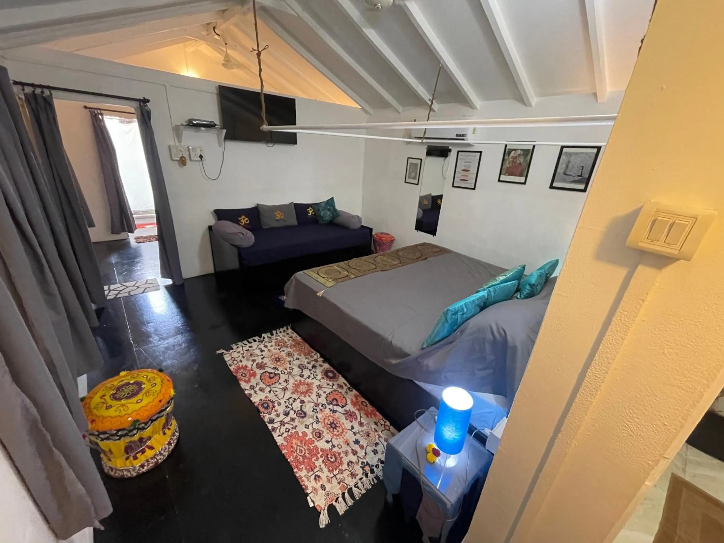 Bed in Art Resort Goa