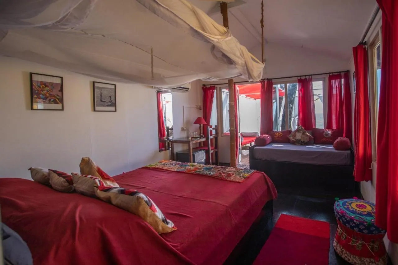 Bed in Art Resort Goa