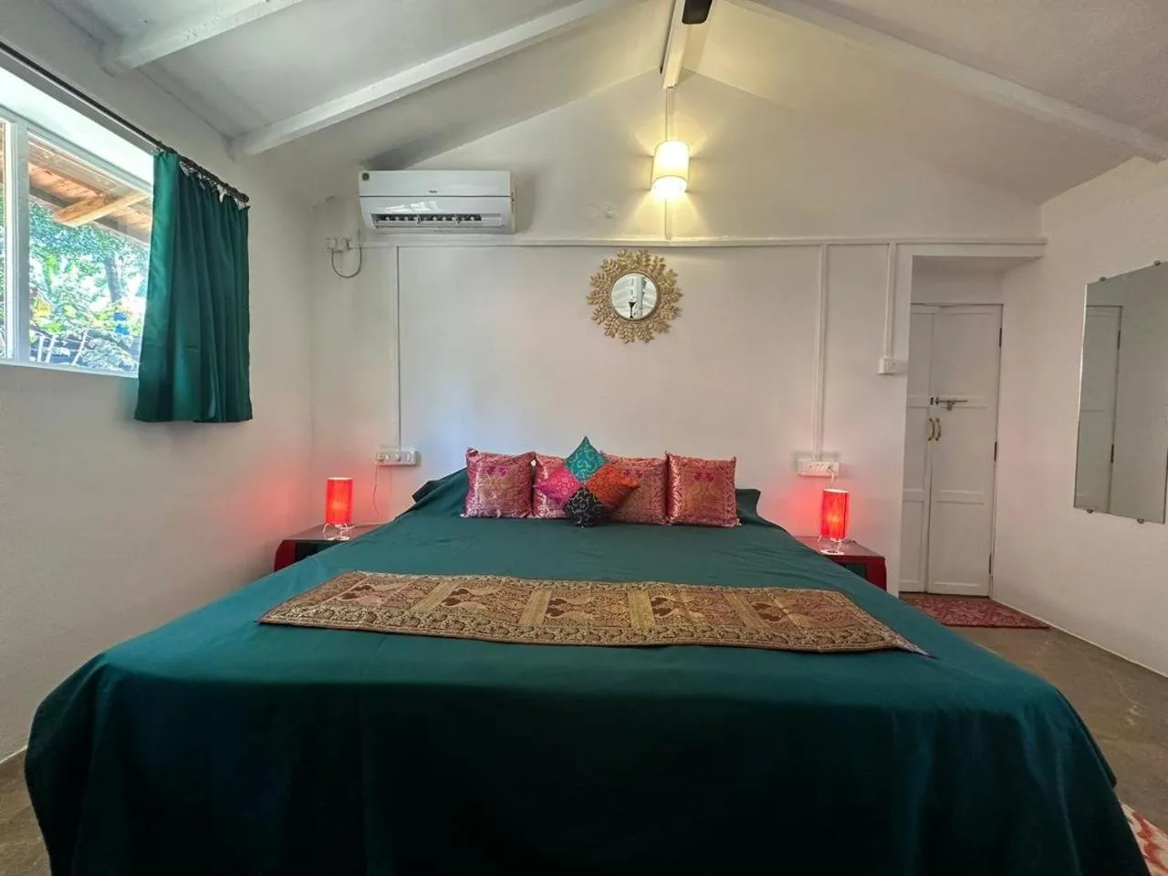 Bed in Art Resort Goa