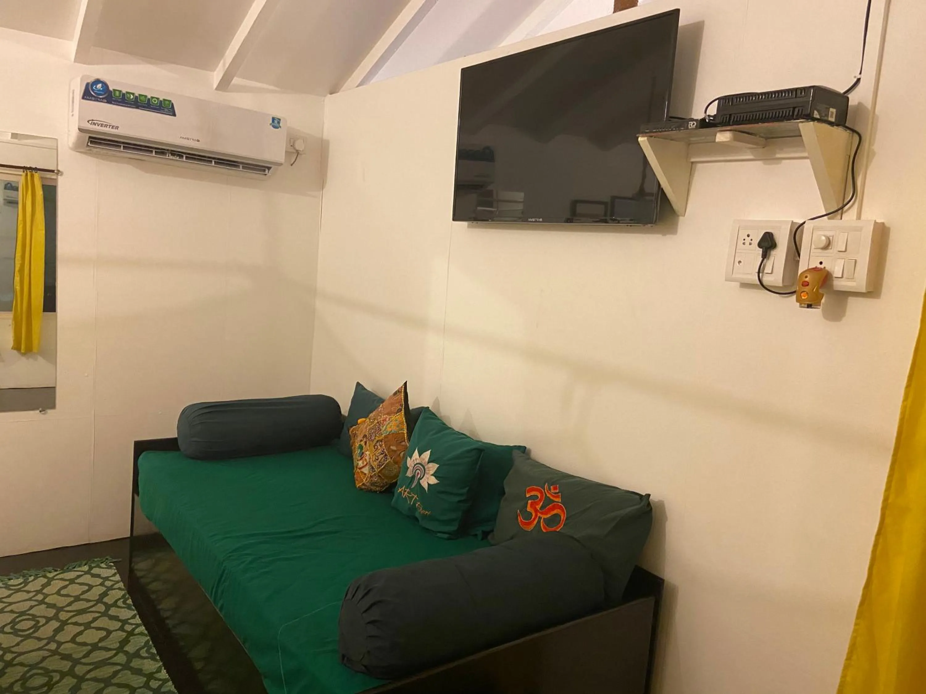 Bed in Art Resort Goa