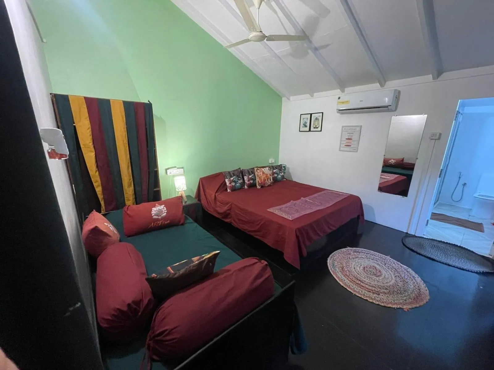 Bed in Art Resort Goa