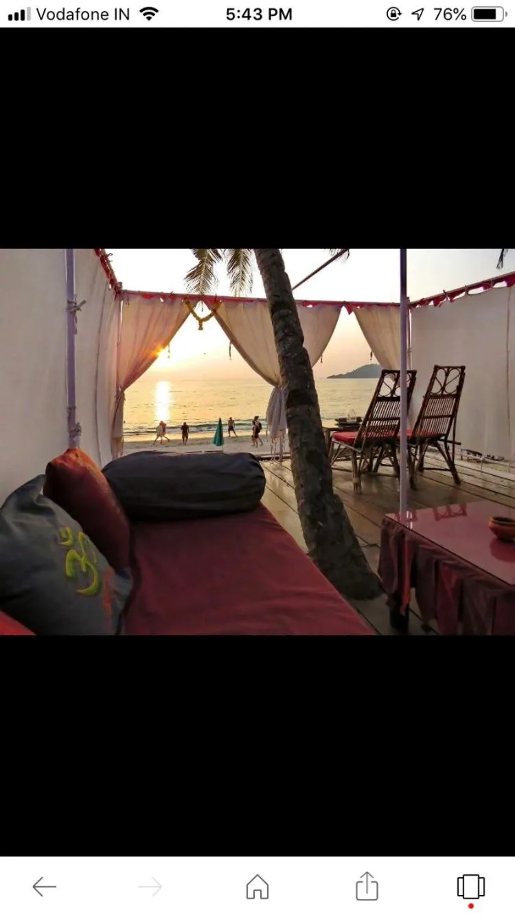 Bed in Art Resort Goa