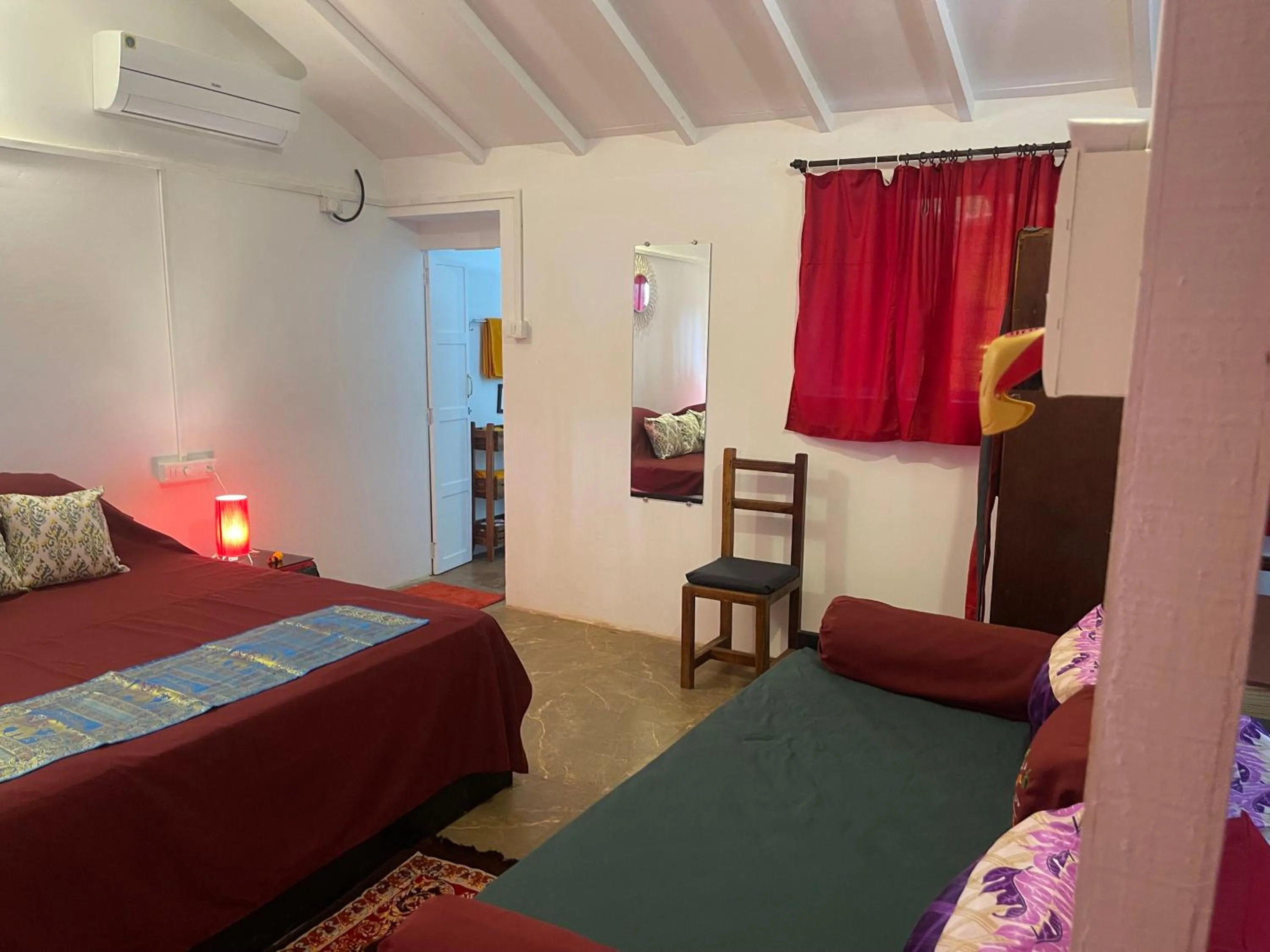 Bed in Art Resort Goa