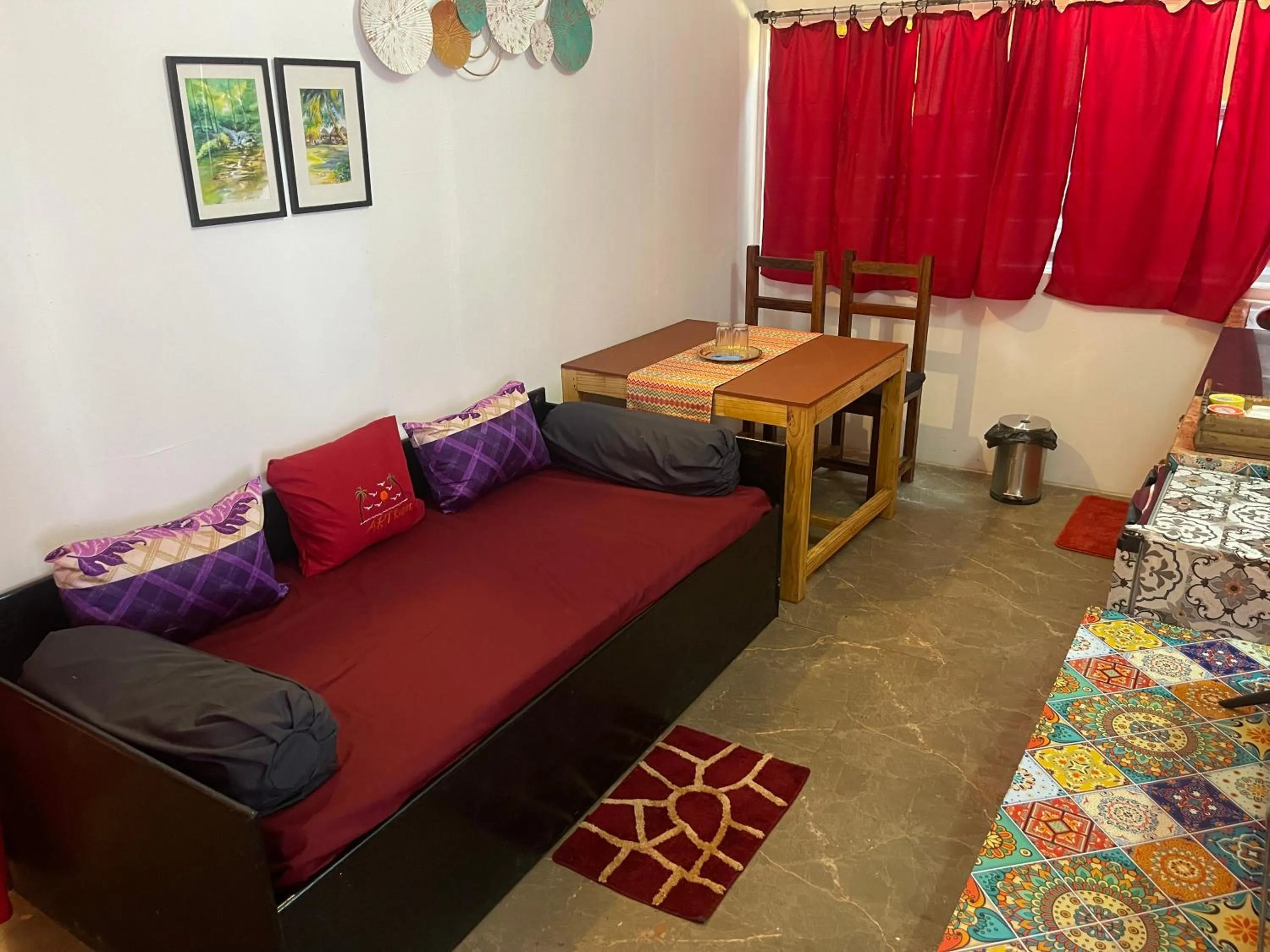 Bed in Art Resort Goa