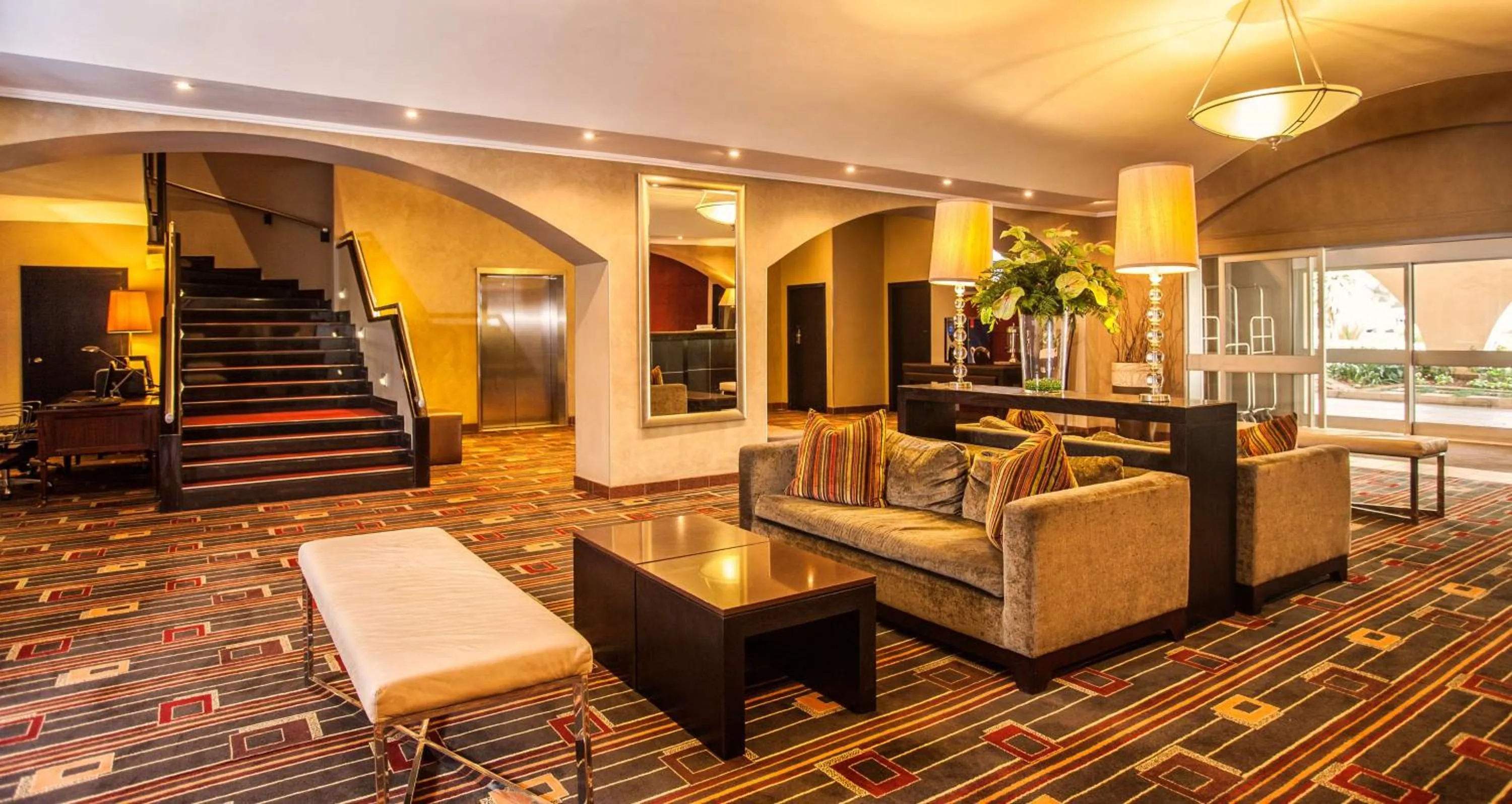 Lobby or reception in Garden Court OR Tambo International Airport