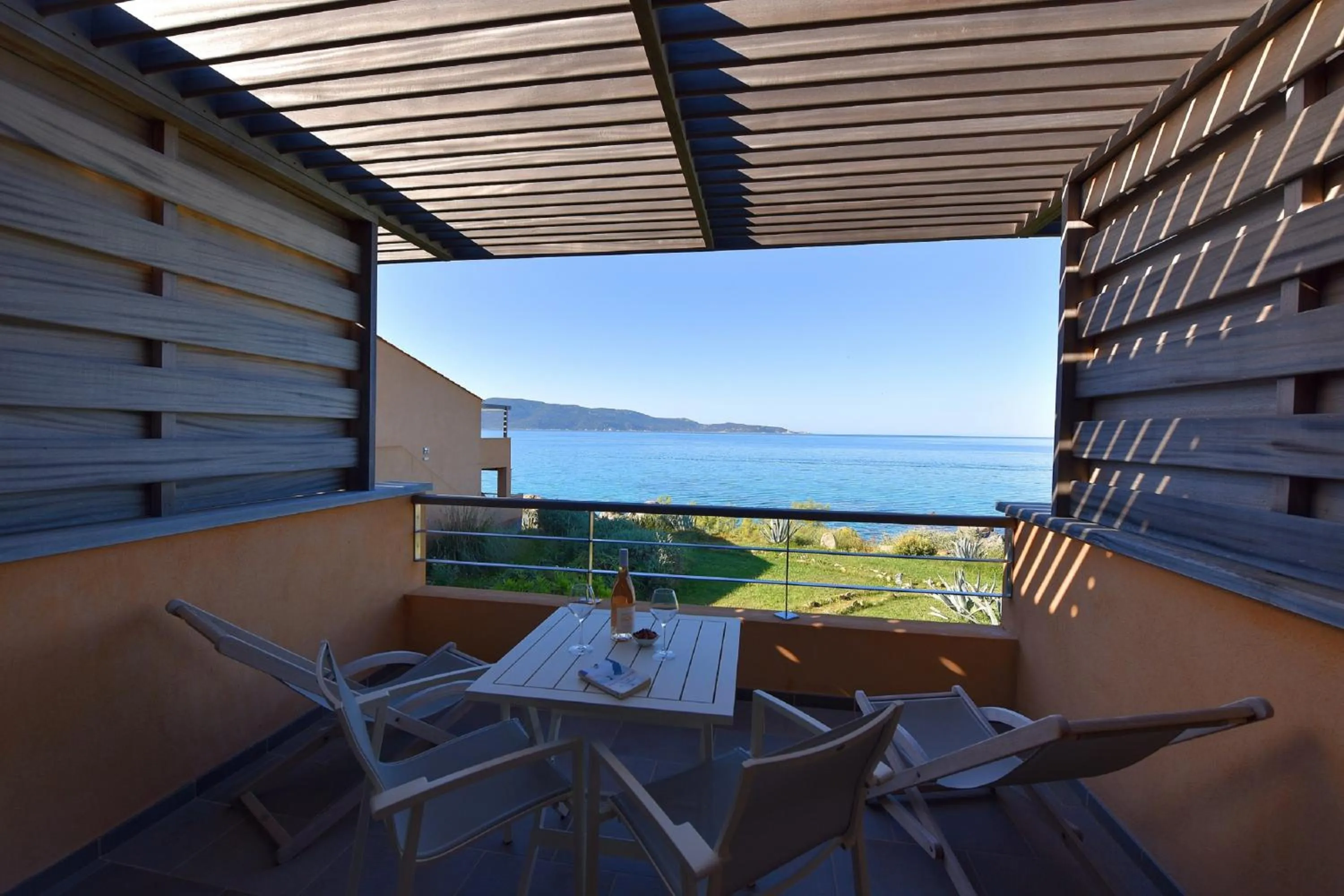 Balcony/Terrace in Hôtel Abbartello