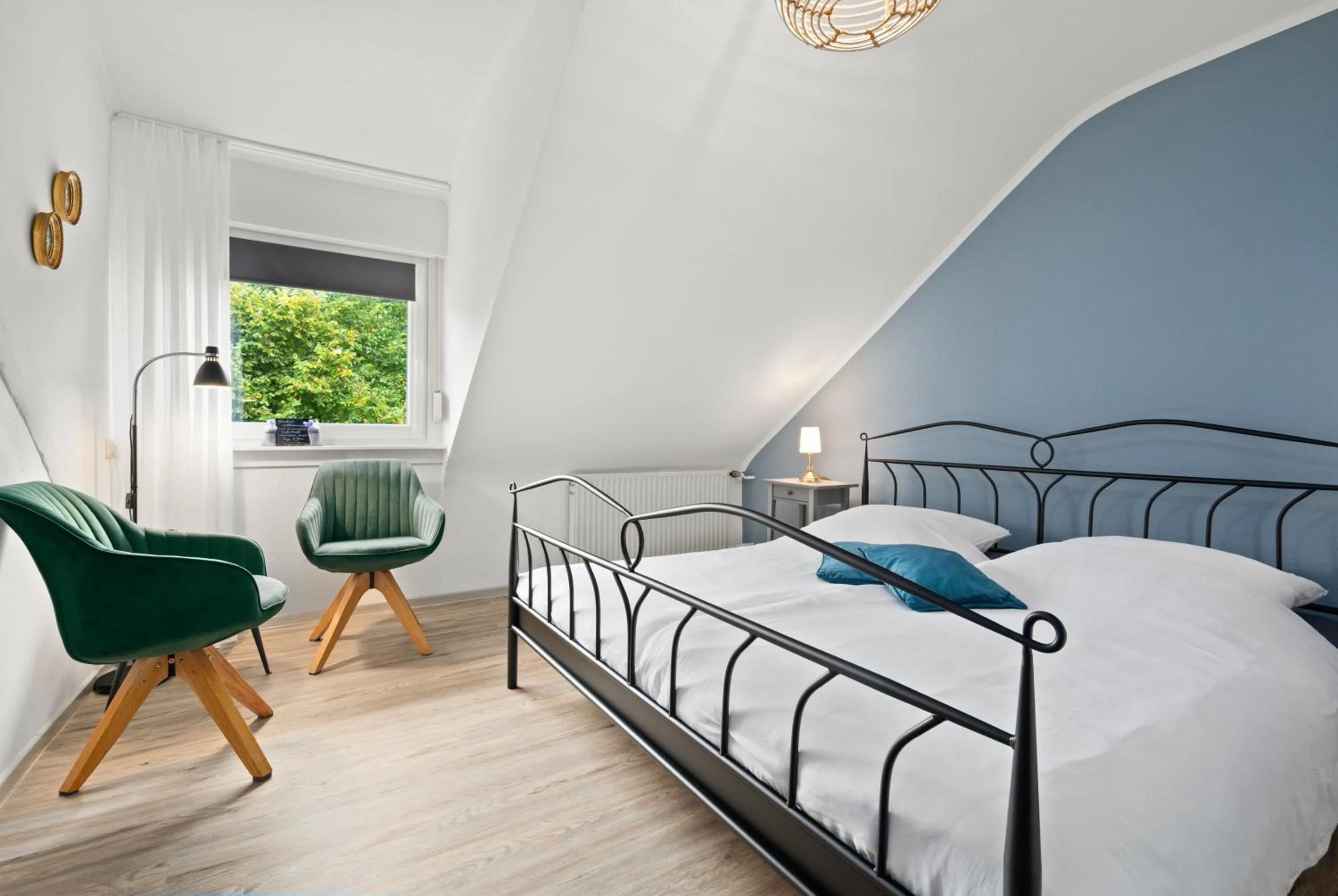 Bedroom, Bed in Gästehaus Hoxel