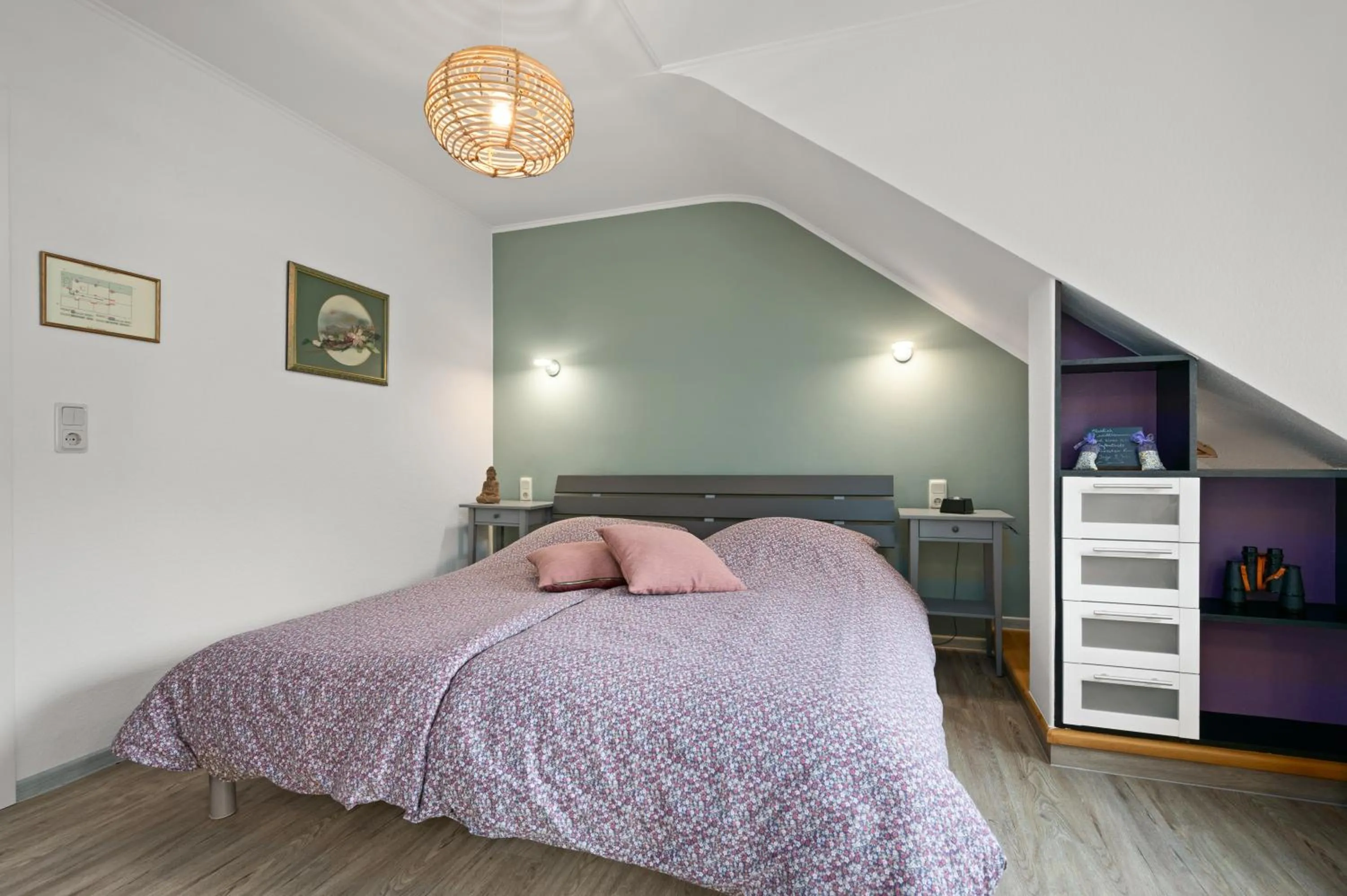 Bedroom, Bed in Gästehaus Hoxel