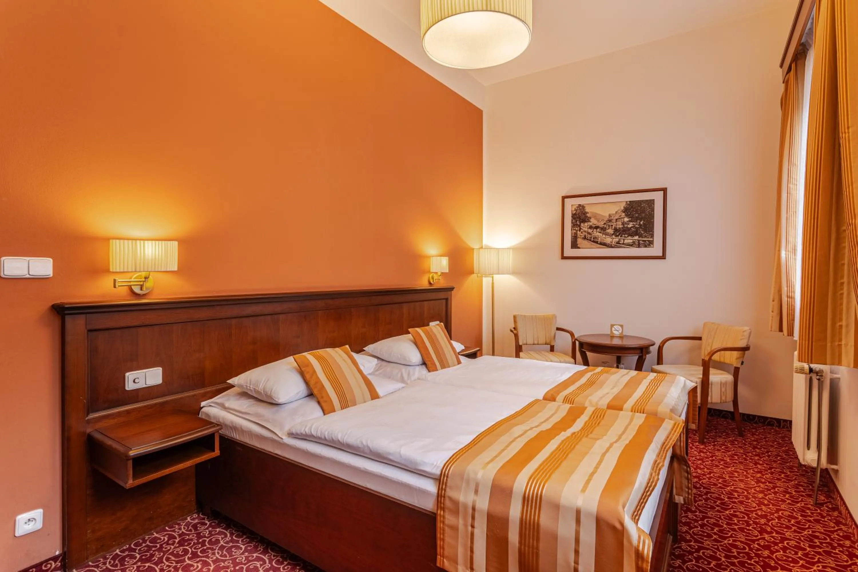 Bed in Hotel Radium Palace