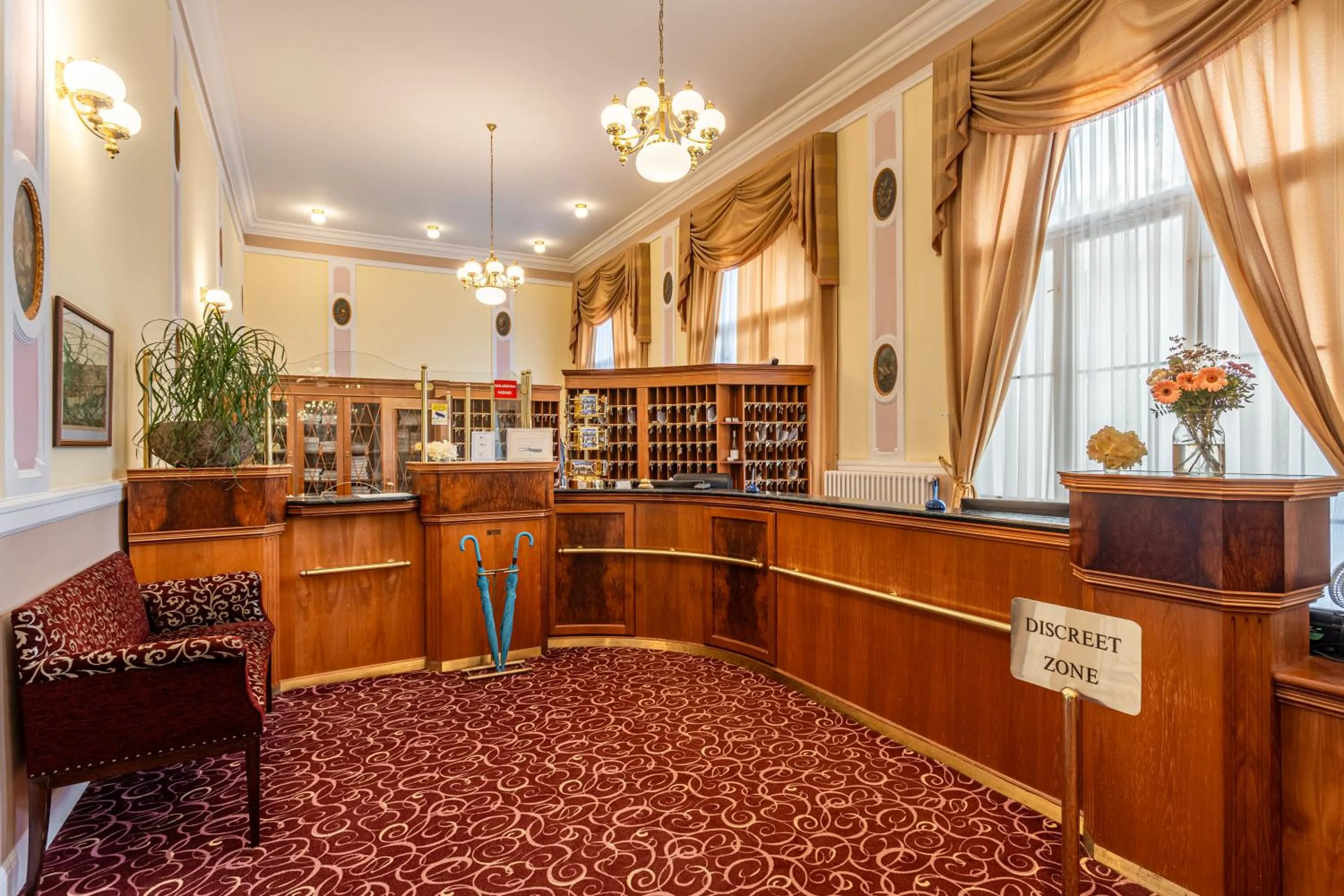 Lobby or reception in Hotel Radium Palace
