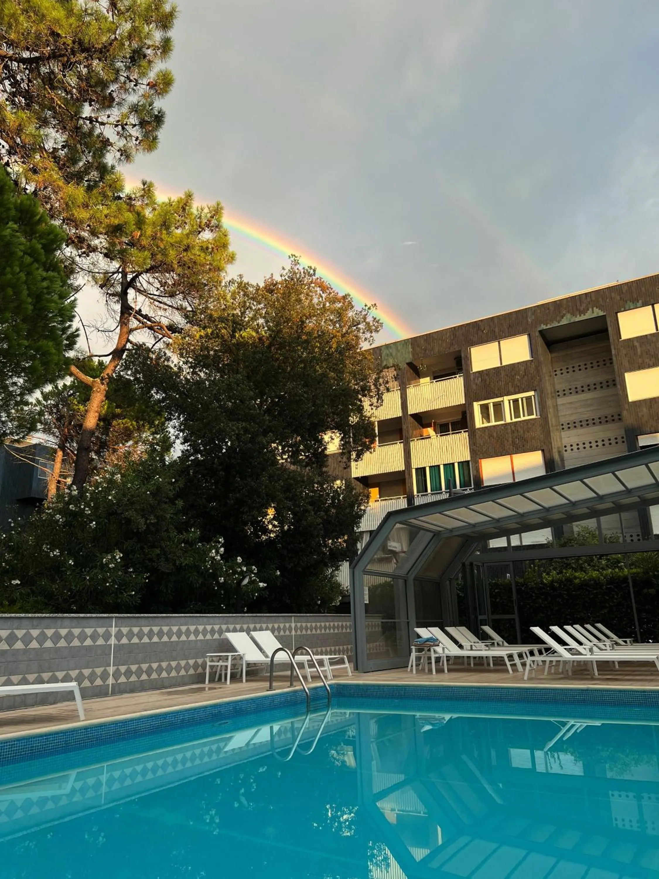 Swimming pool in Hotel Ai Pini