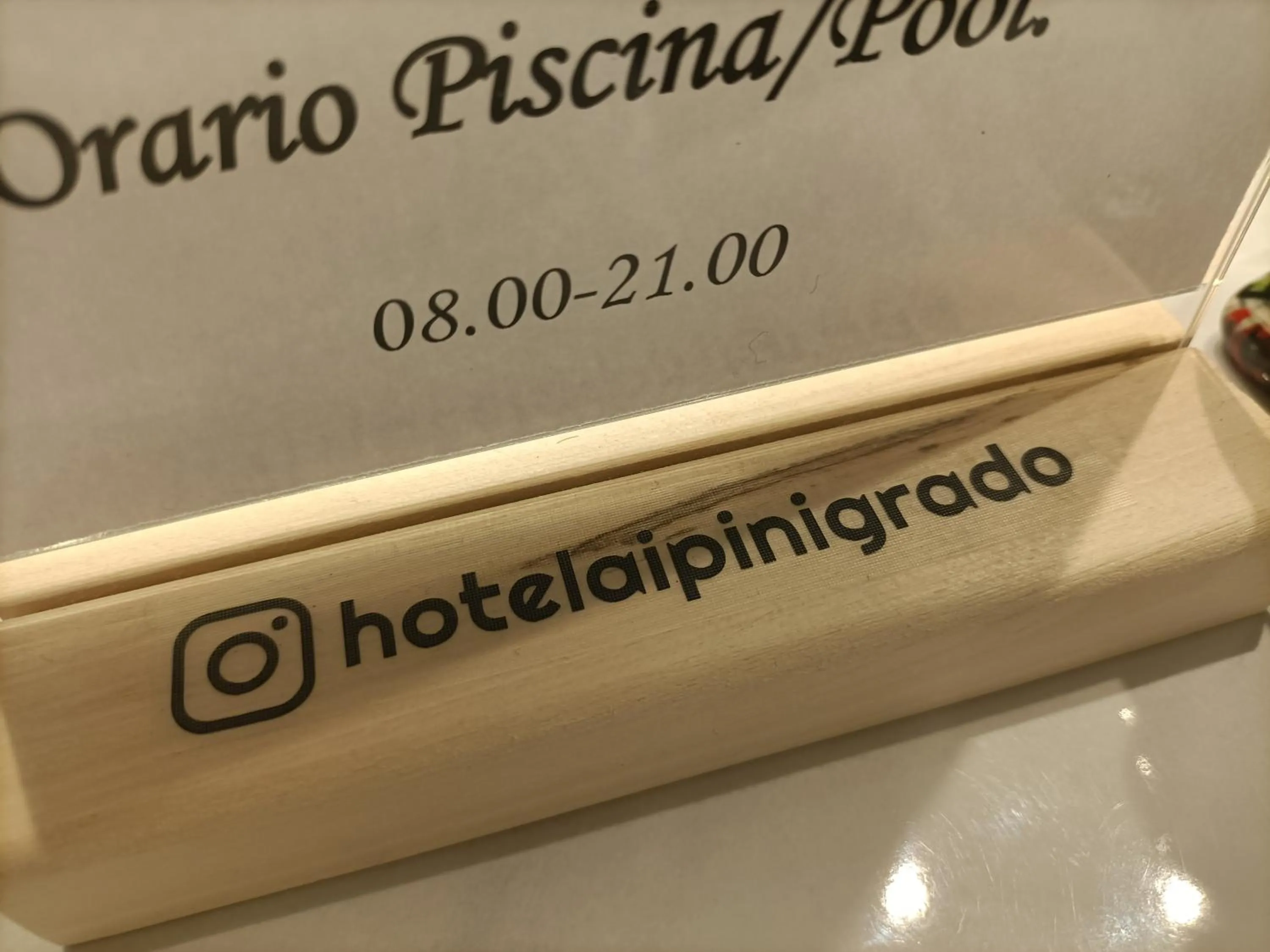 Swimming pool in Hotel Ai Pini