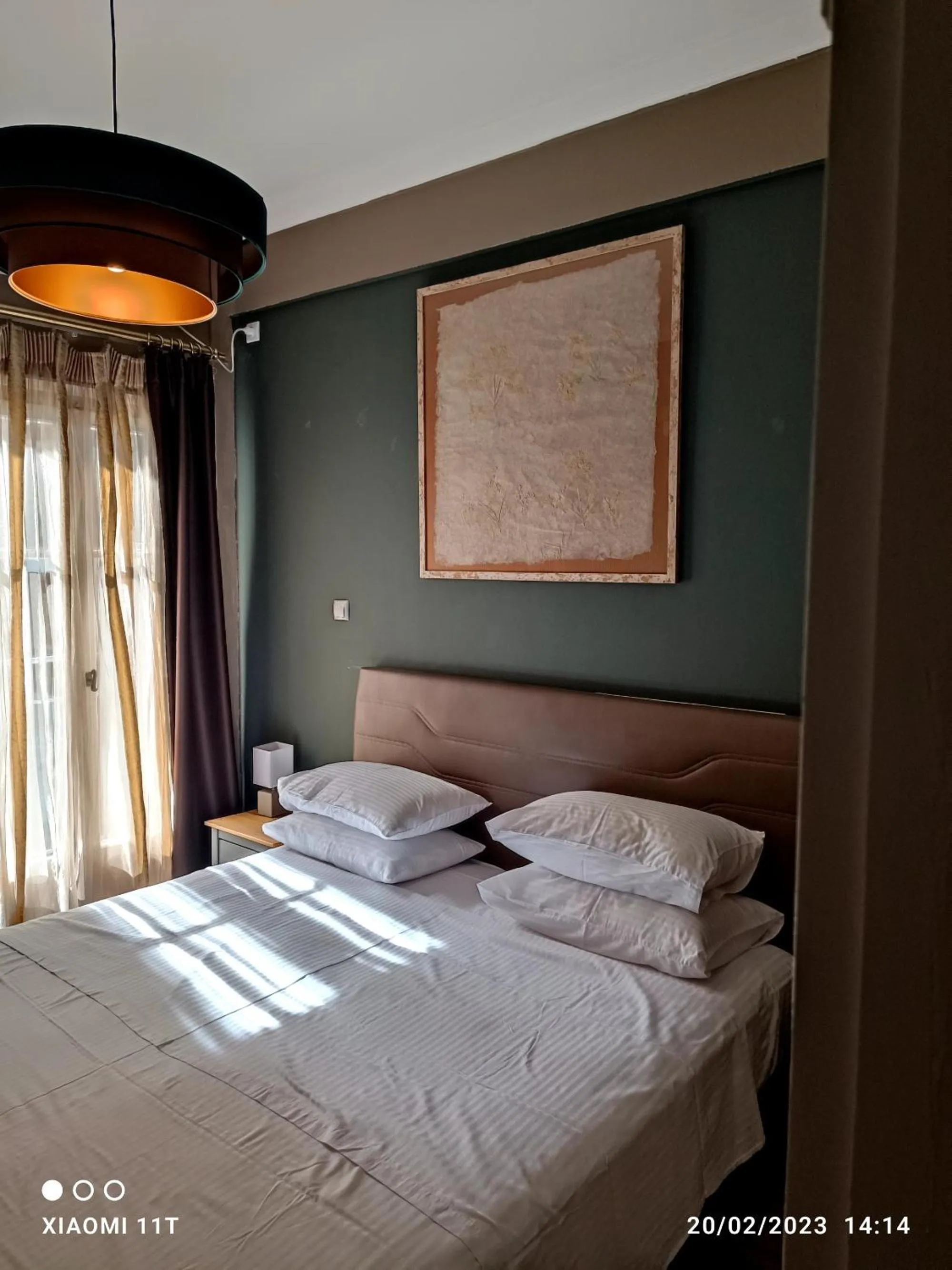 Bathroom, Bed in Ulysses Apartments Acropolis