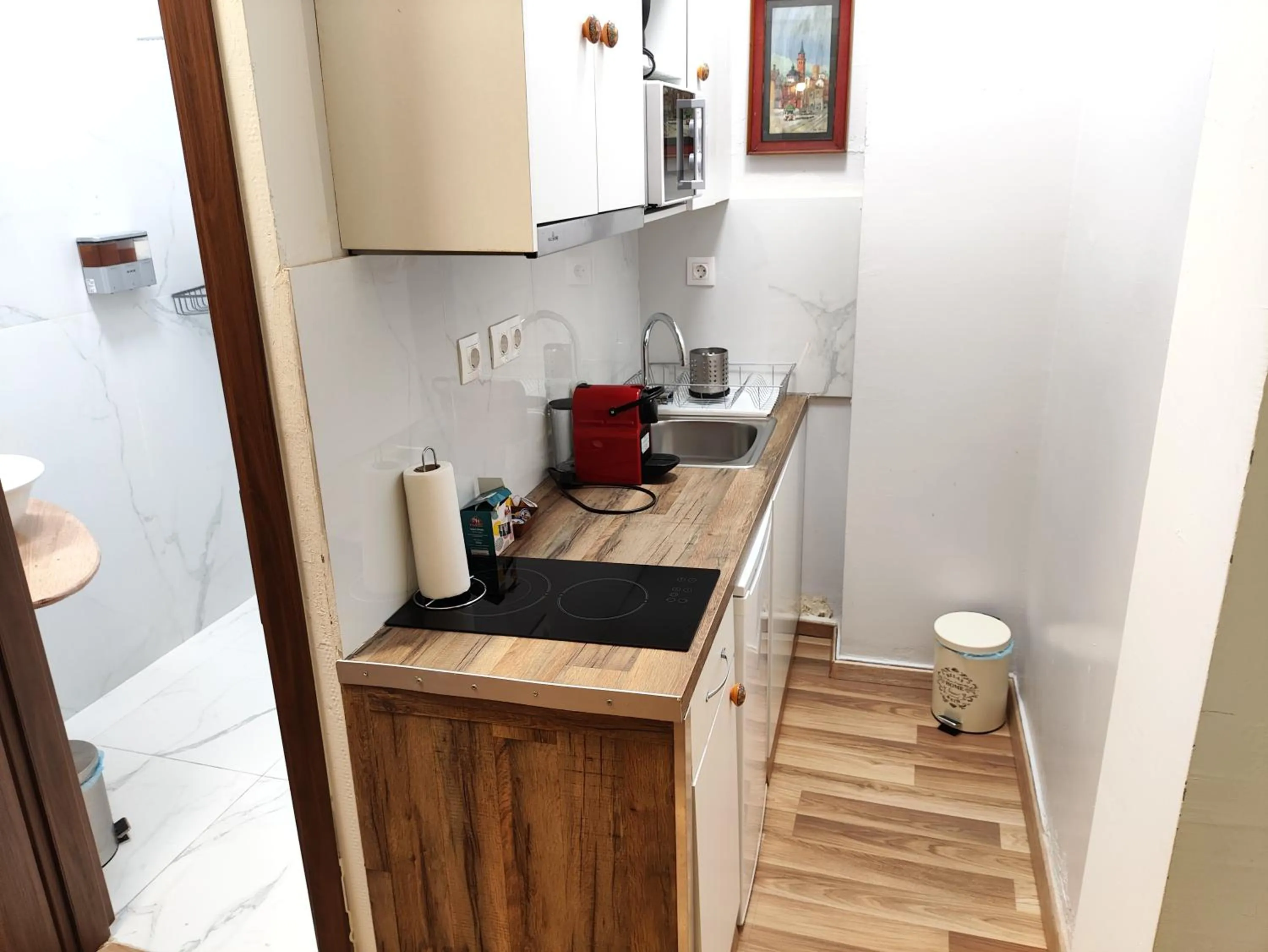 Kitchen or kitchenette in Ulysses Apartments Acropolis