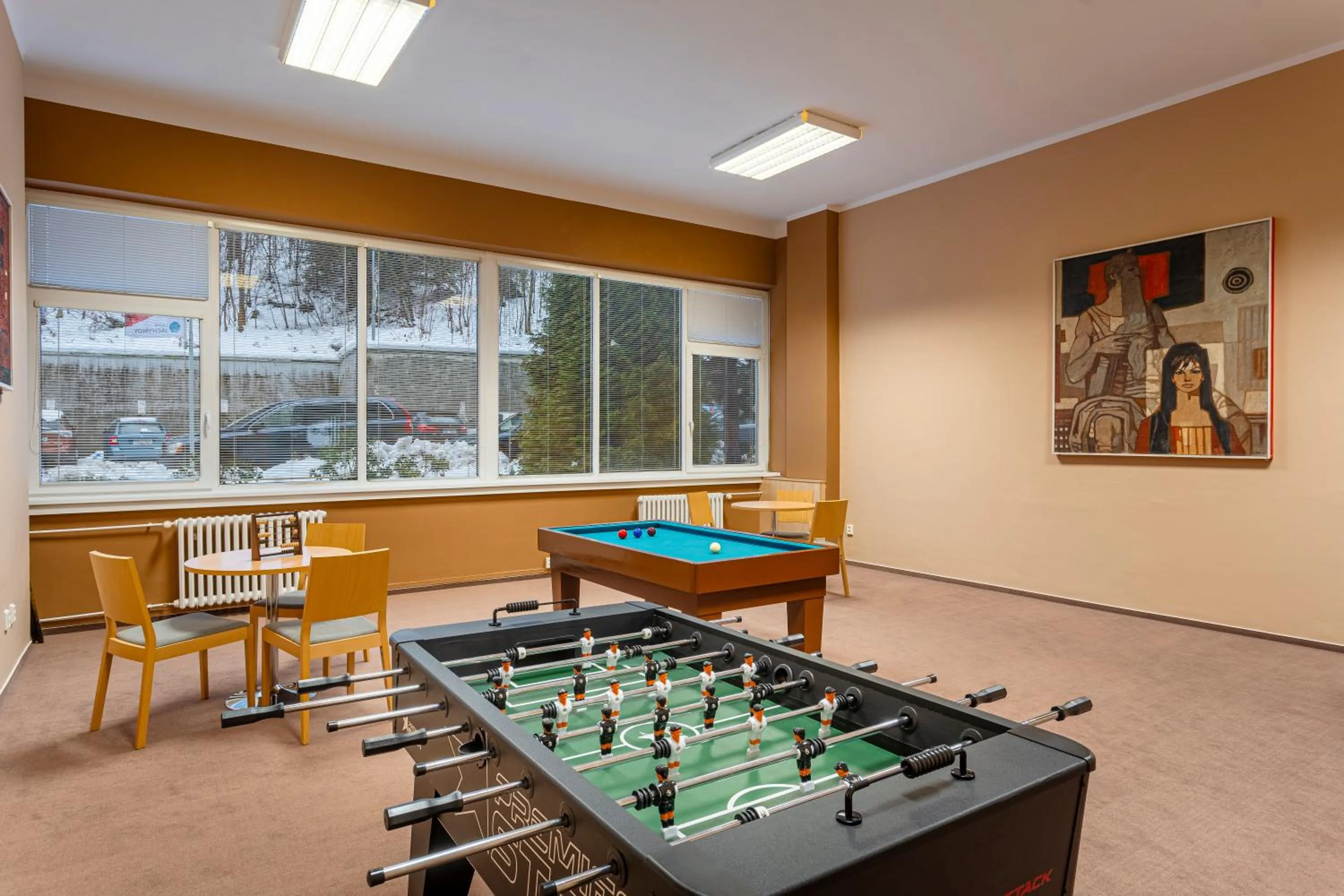 Billiard in Hotel Běhounek