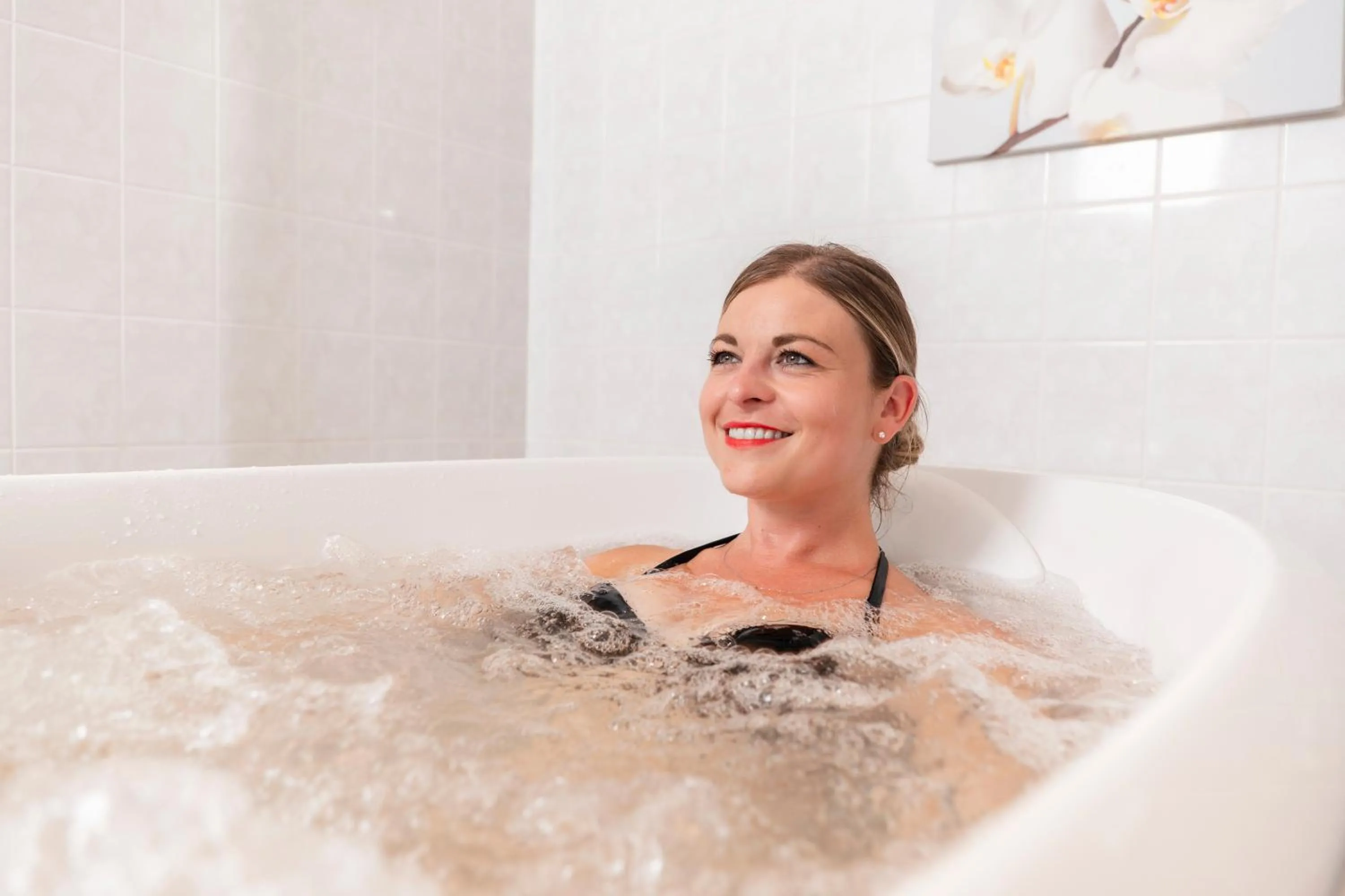 Hot Tub in Hotel Běhounek